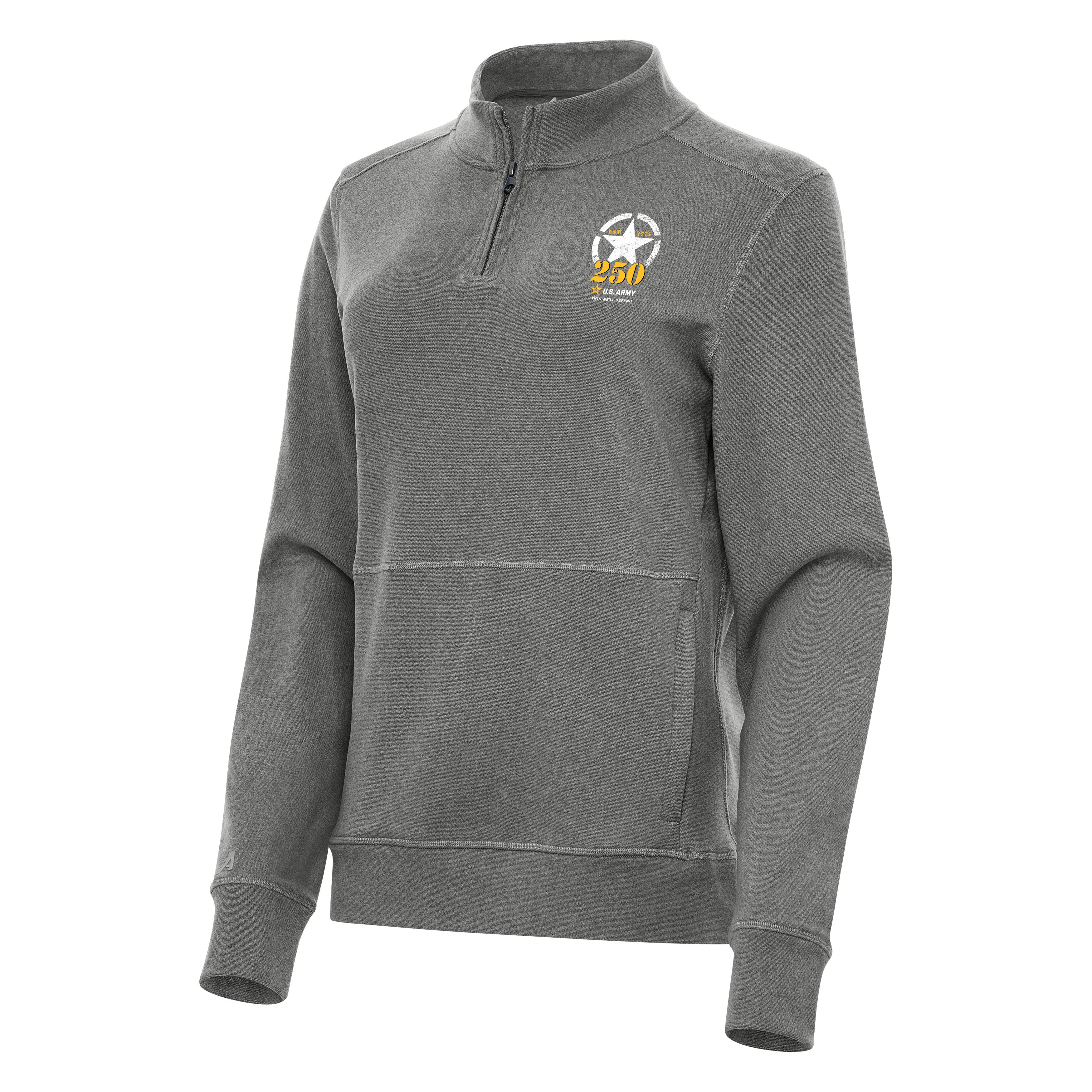 Army 250th Anniversary Womens Crush Quarter Zip Pullover