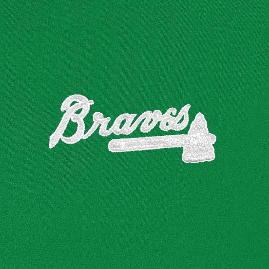 Atlanta Braves Era St Patricks Day White Logo Polo - Image 2