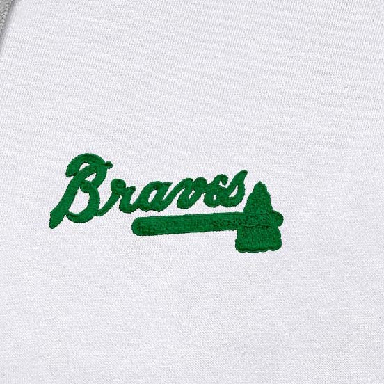 Atlanta Braves Victory St Patricks Day Pullover Hood - Image 2