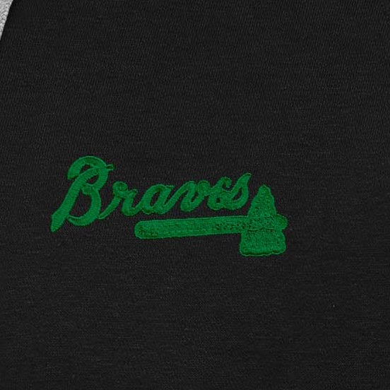 Atlanta Braves Victory St Patricks Day Pullover Hood - Image 4
