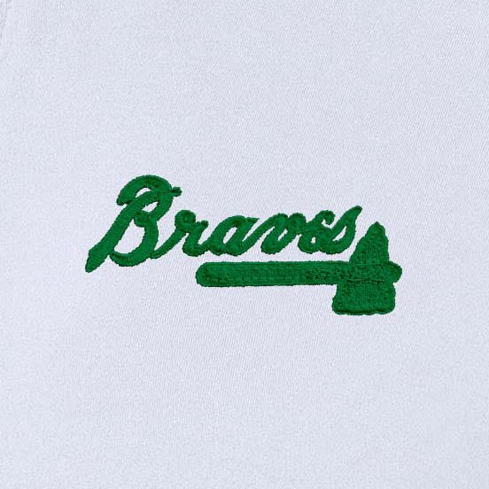 Atlanta Braves Womens Intent St Patricks Day Quarter Zip Pullover - Image 2