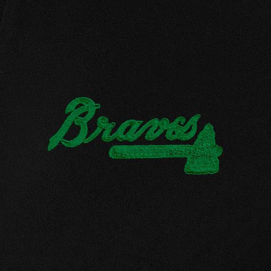 Atlanta Braves Womens Intent St Patricks Day Quarter Zip Pullover - Image 4