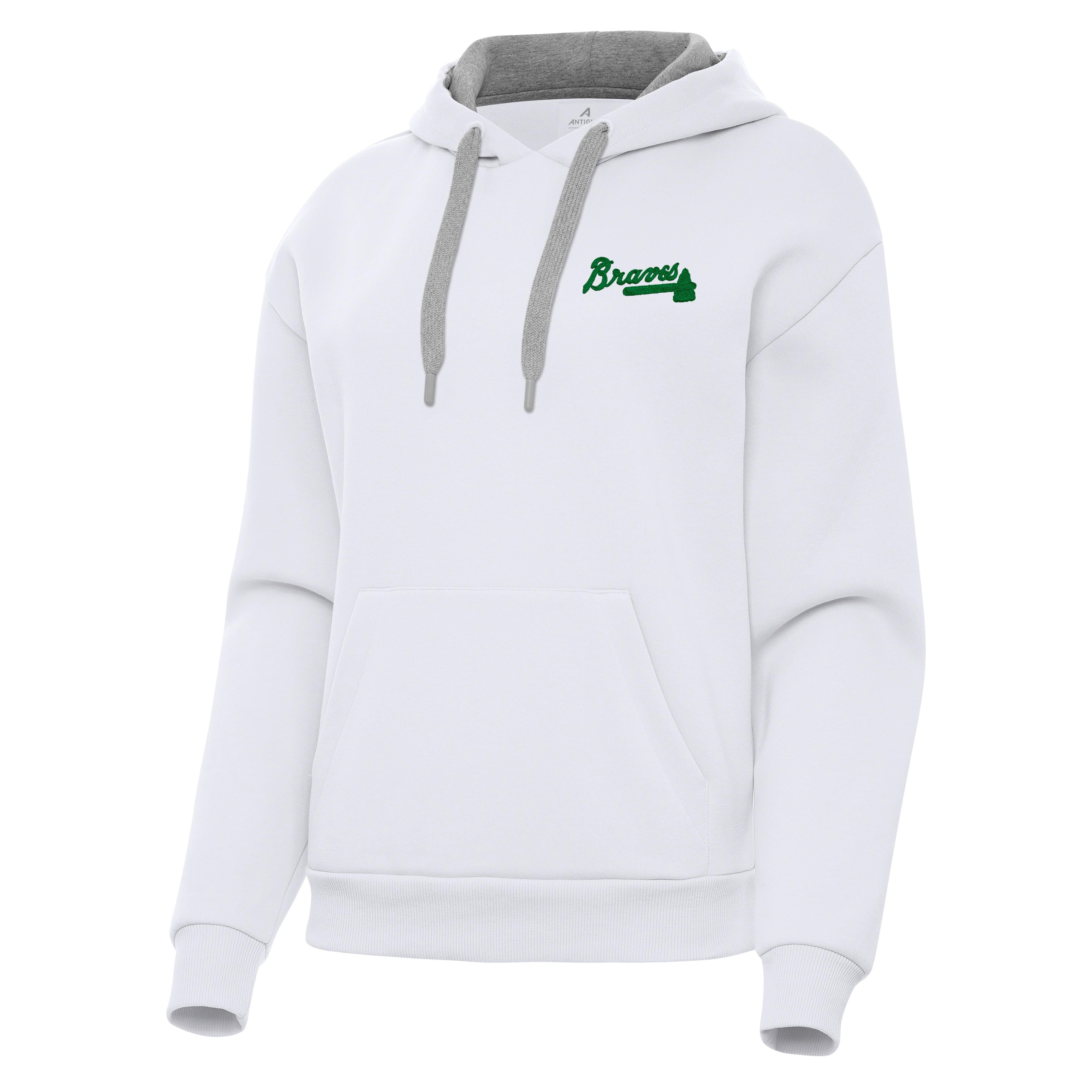 Atlanta Braves Womens Victory St Patricks Day Pullover Hood