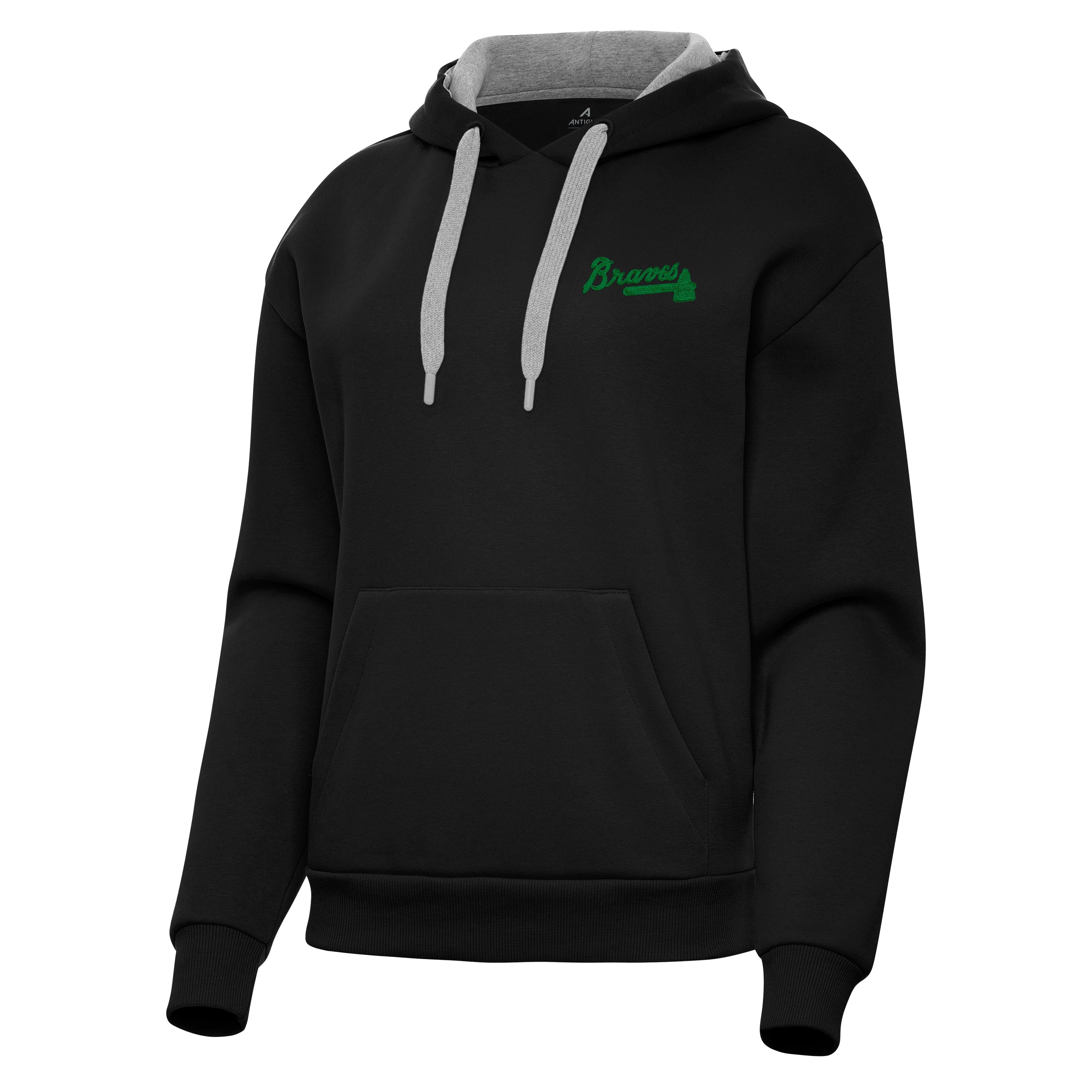 Atlanta Braves Womens Victory St Patricks Day Pullover Hood - Image 3