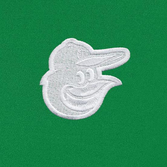 Baltimore Orioles Era St Patricks Day White Logo Polo - Image 2