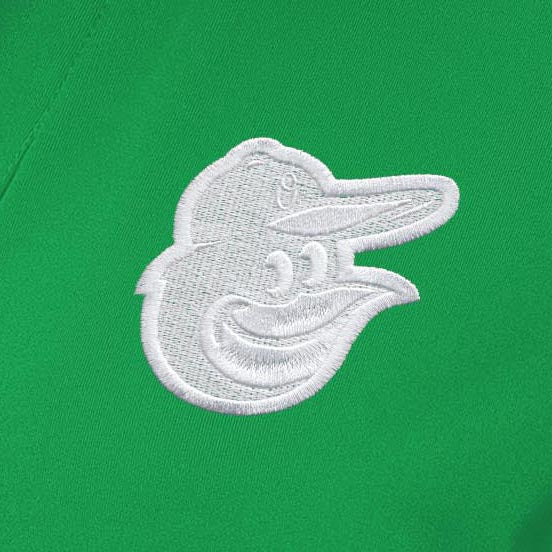 Baltimore Orioles Womens Era St Patricks Day White Logo Polo - Image 2