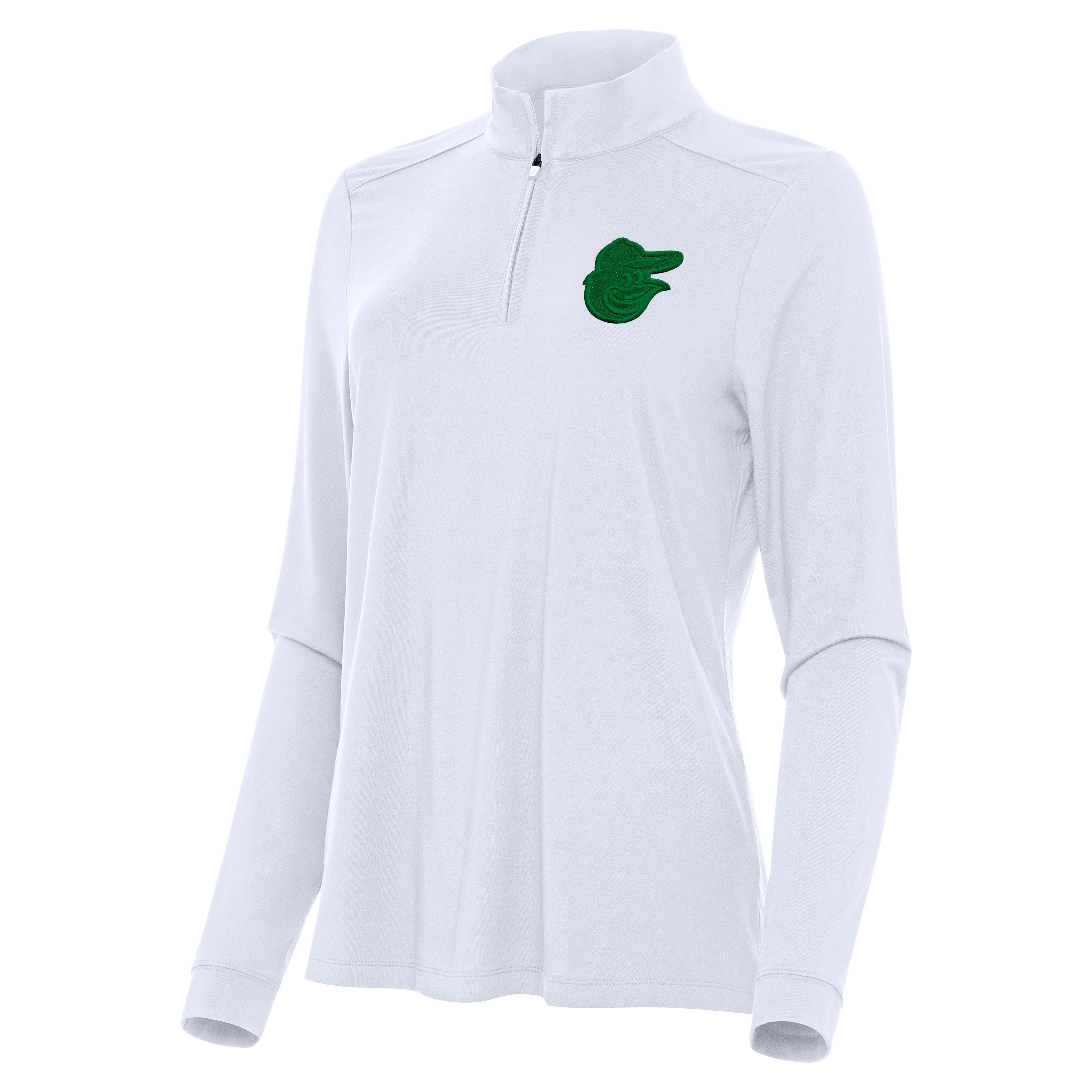 Baltimore Orioles Womens Intent St Patricks Day Quarter Zip Pullover