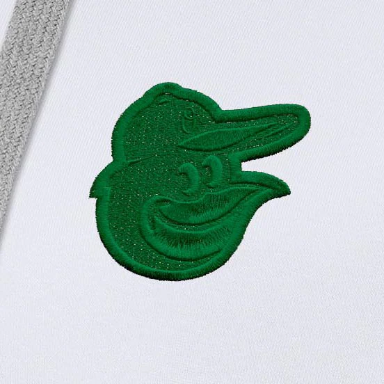 Baltimore Orioles Womens Victory St Patricks Day Pullover Hood - Image 2