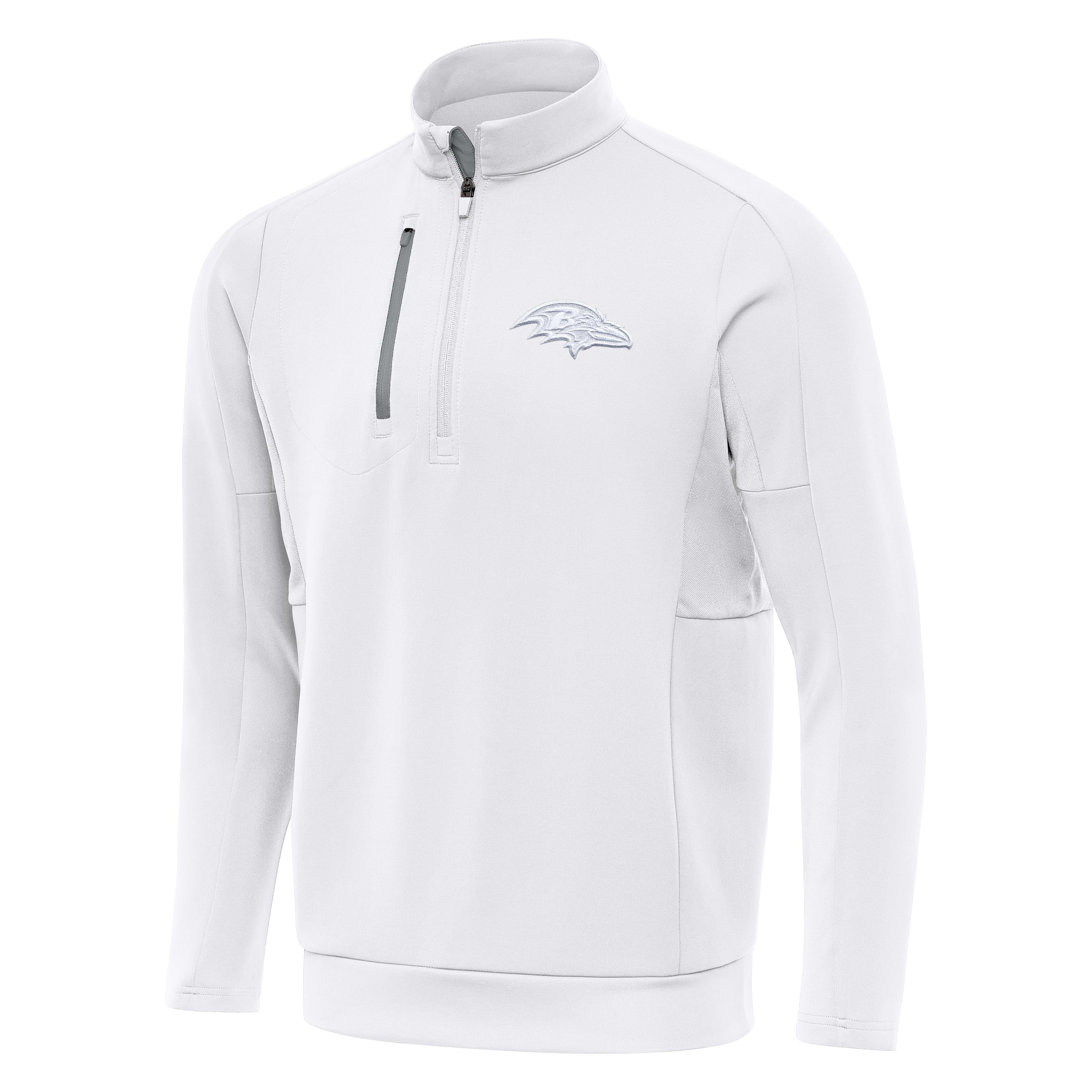 Baltimore Ravens Generation White Logo Quarter Zip Pullover
