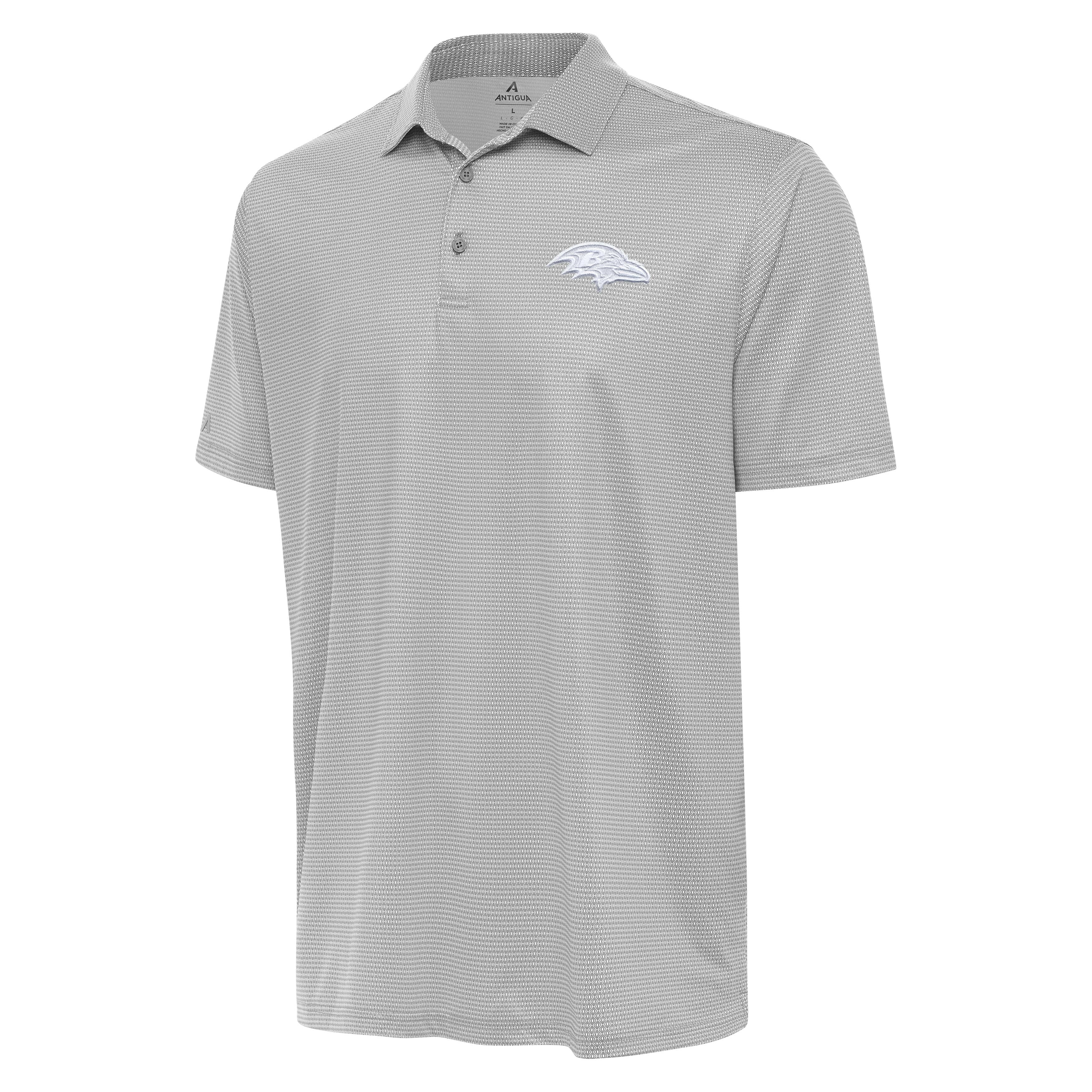 Baltimore Ravens Rings White Logo Polo