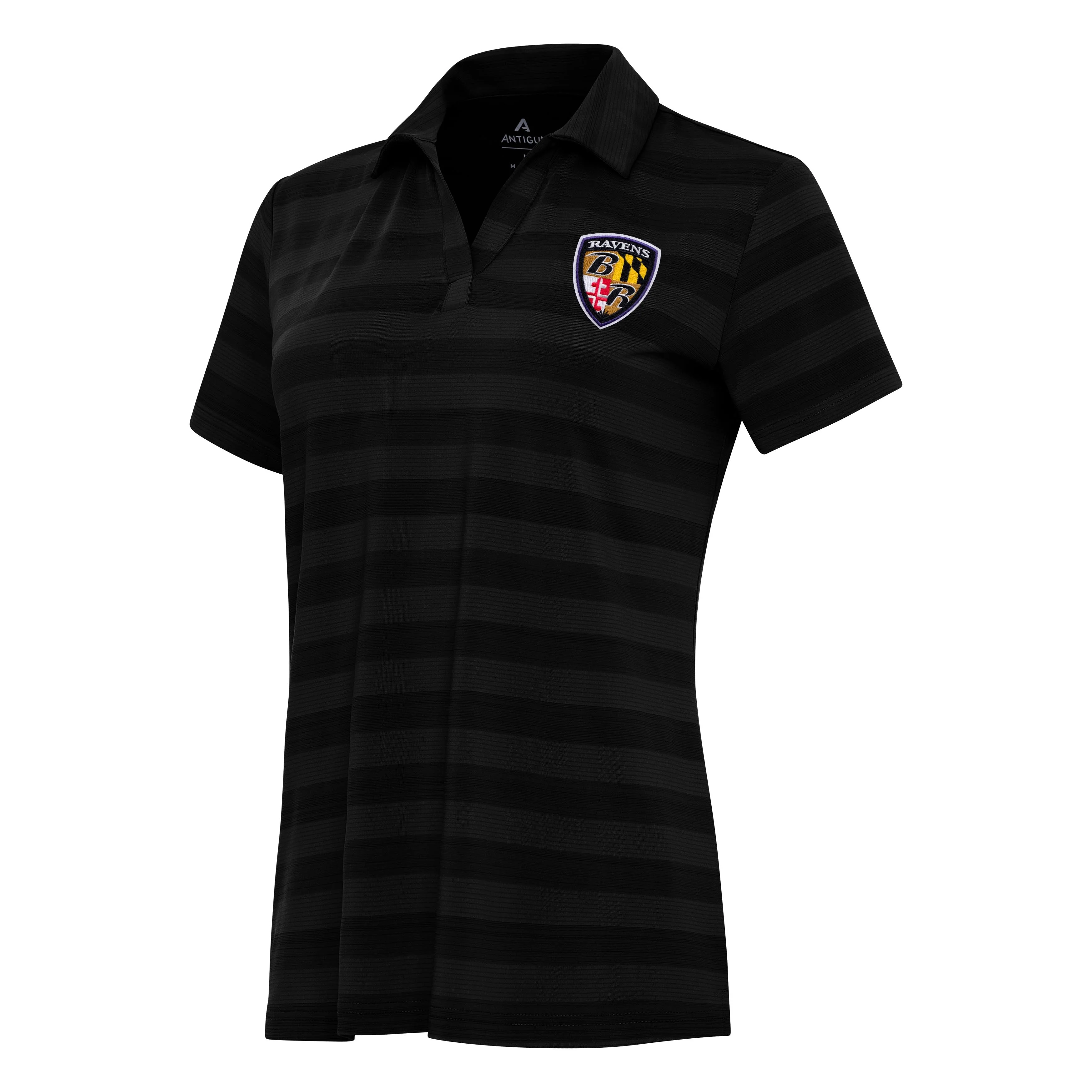 Baltimore Ravens Throwback Womens Tunnel Polo