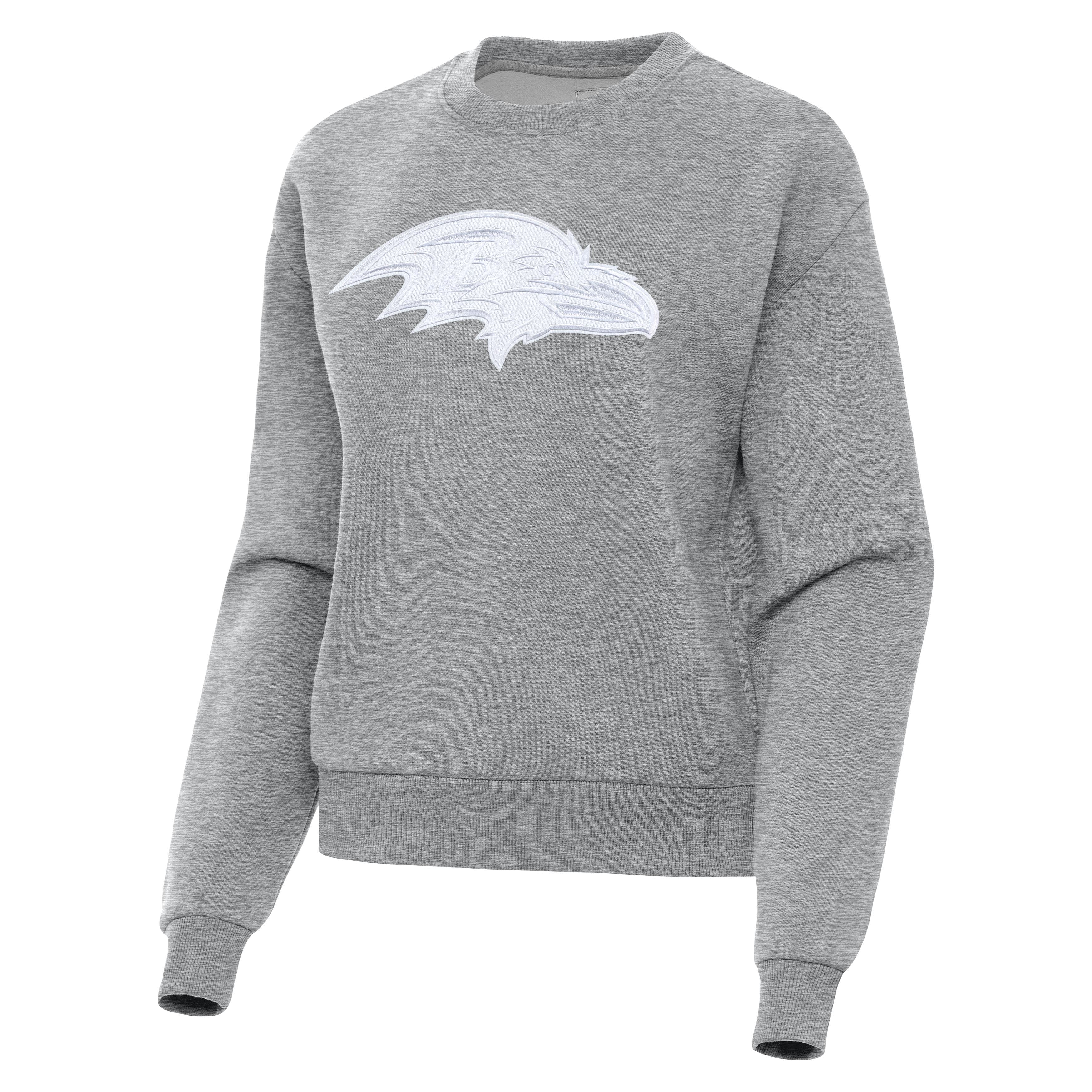 Baltimore Ravens Womens Victory Full Front Logo Crew - Image 2