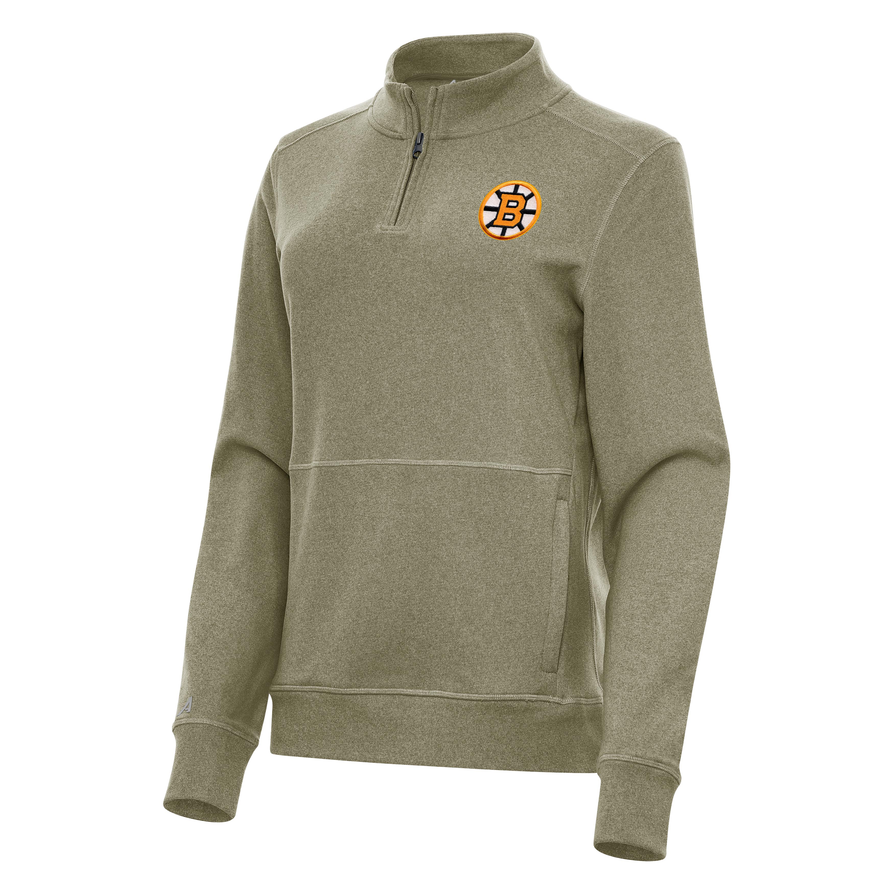 Boston Bruins Womens Crush Quarter Zip Pullover - Image 3