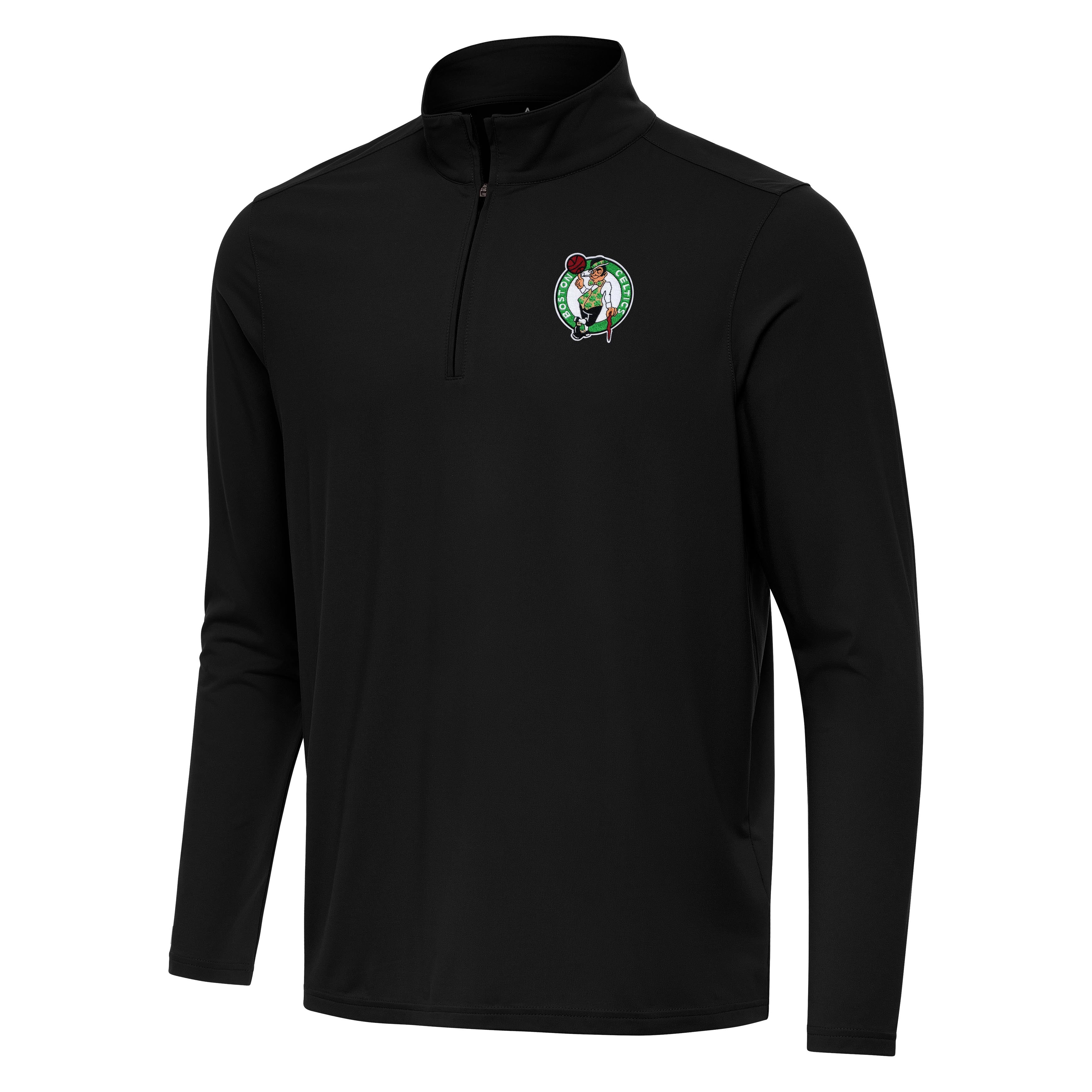 Boston Celtics Intent Quarter Zip Pillover - Image 3