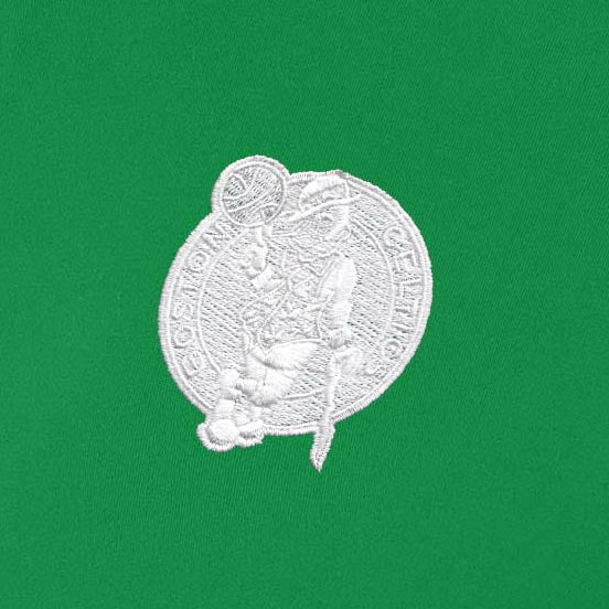Boston Celtics Womens Intent St Patricks Day White Logo Quarter Zip Pullover - Image 2