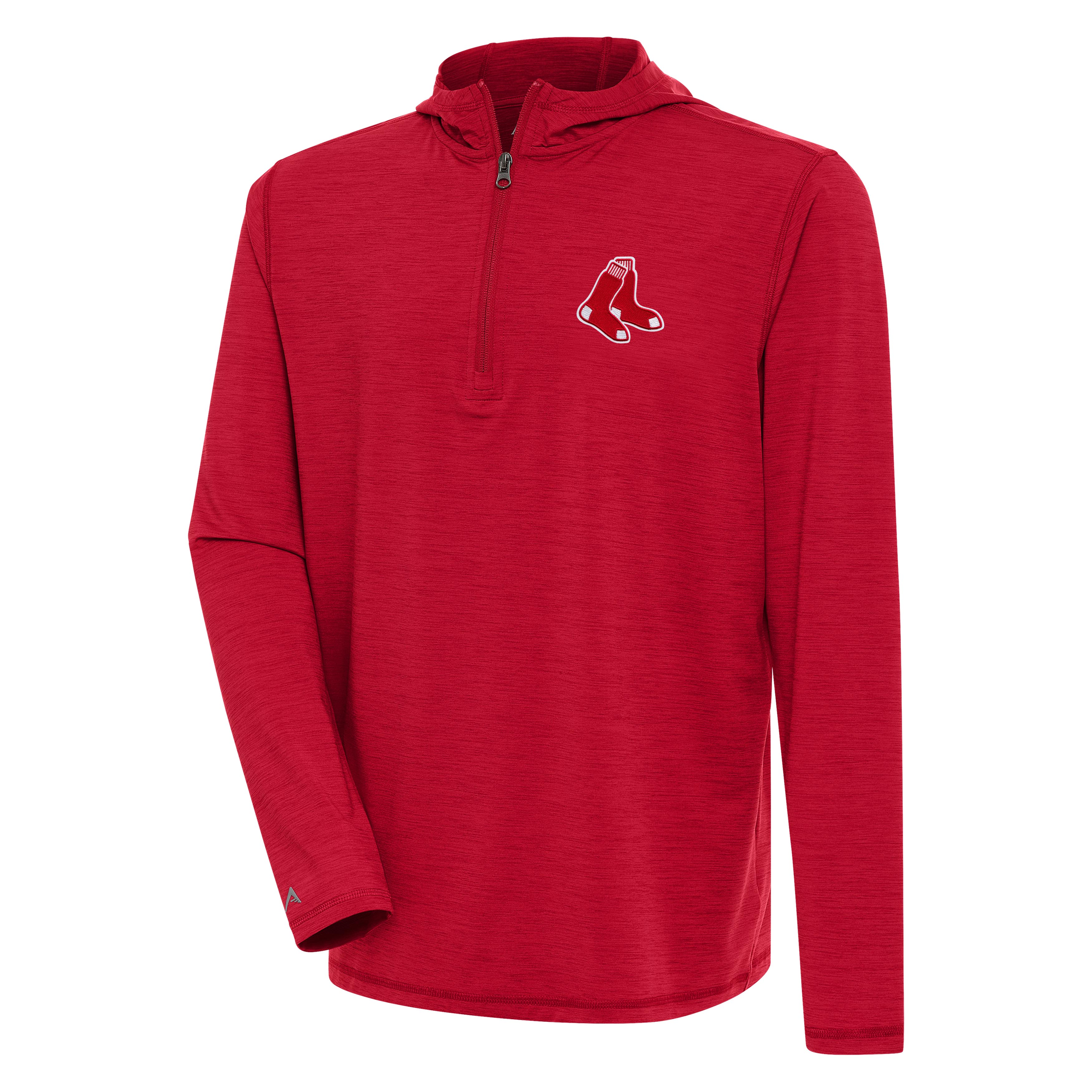 Boston Red Sox Tidy Hooded Quarter Zip Pullover