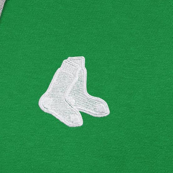 Boston Red Sox Victory St Patricks Day White Logo Pullover Hood - Image 2