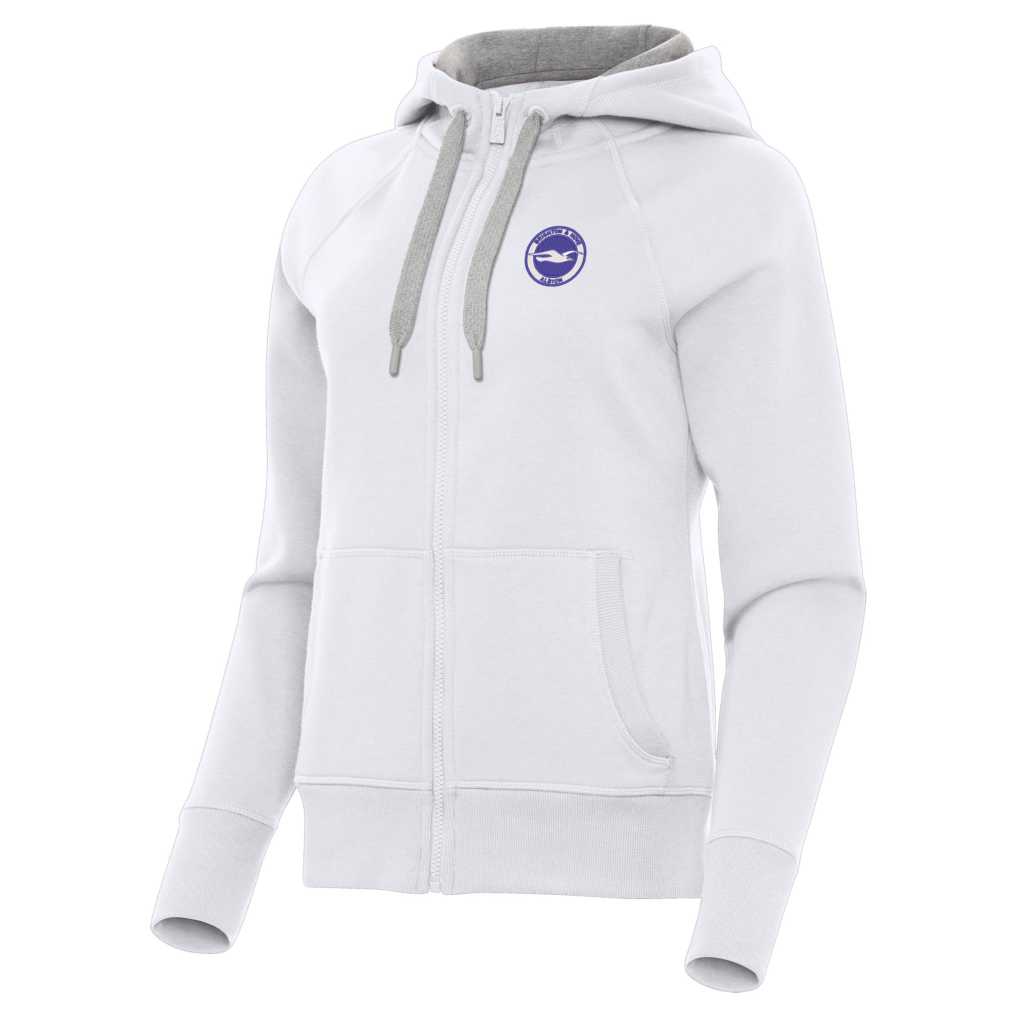 Brighton & Hove Albion FC Womens Victory Full Zip Hood - Image 3