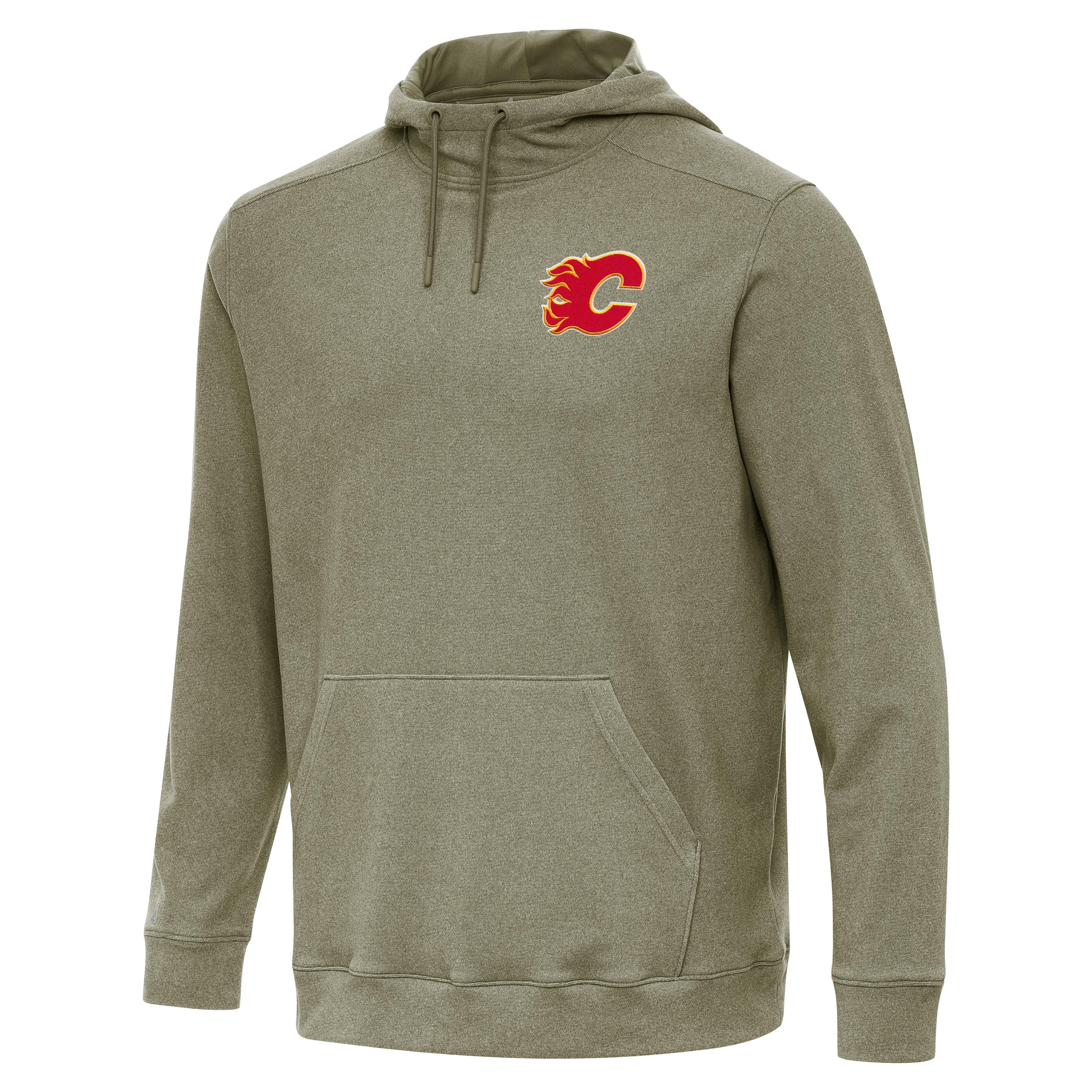 Calgary Flames Cloud Pullover Hood - Image 4