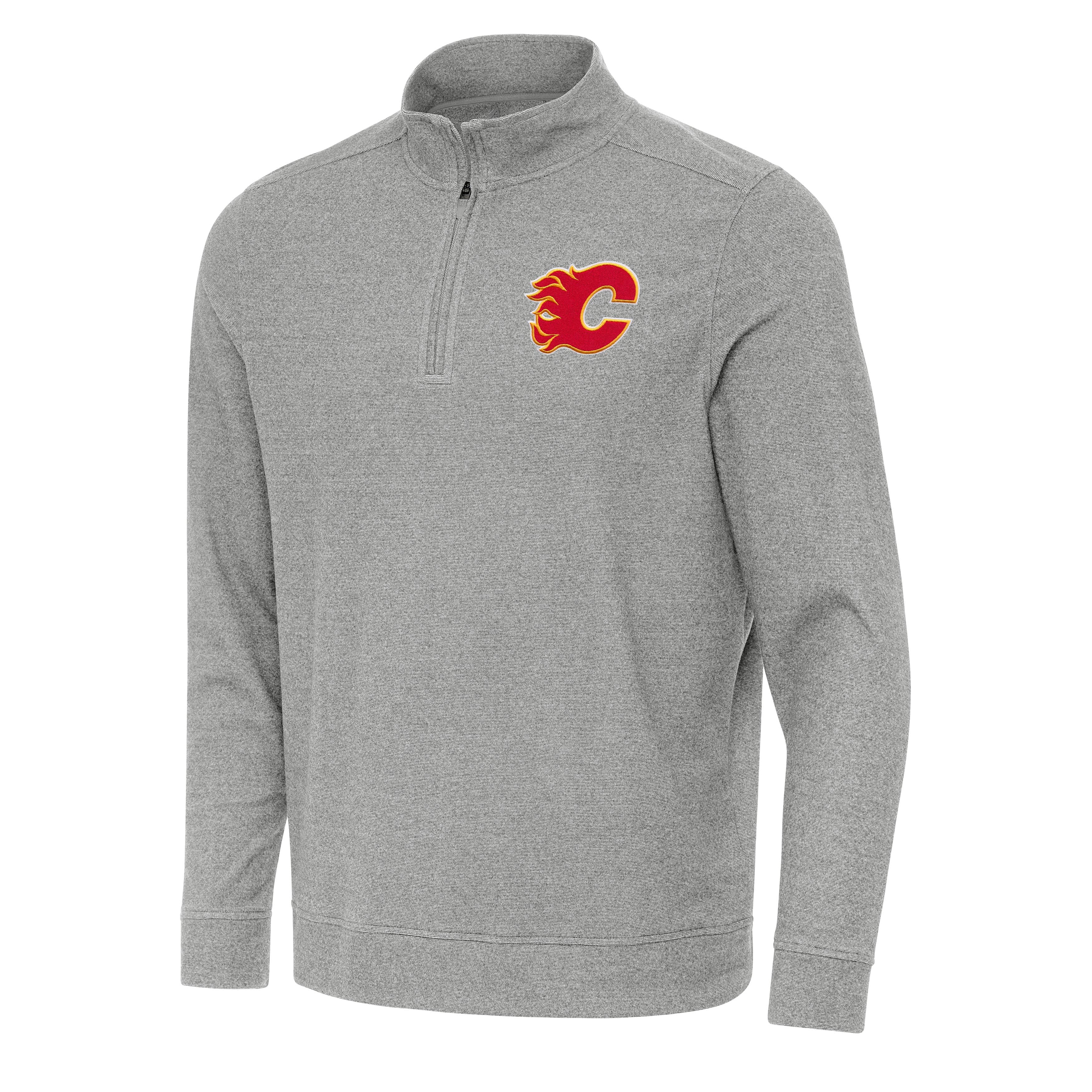 Calgary Flames Subtle Quarter Zip Mock