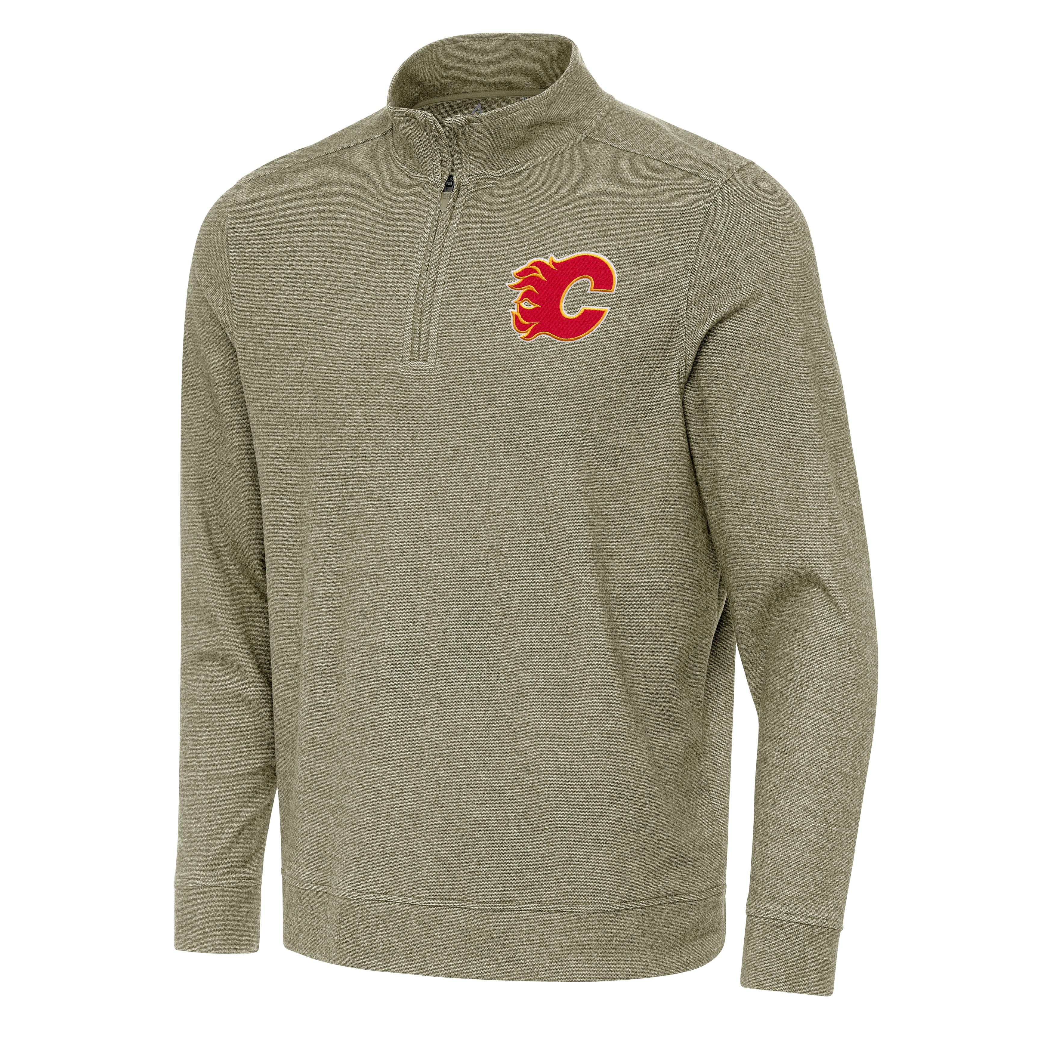 Calgary Flames Subtle Quarter Zip Mock - Image 4