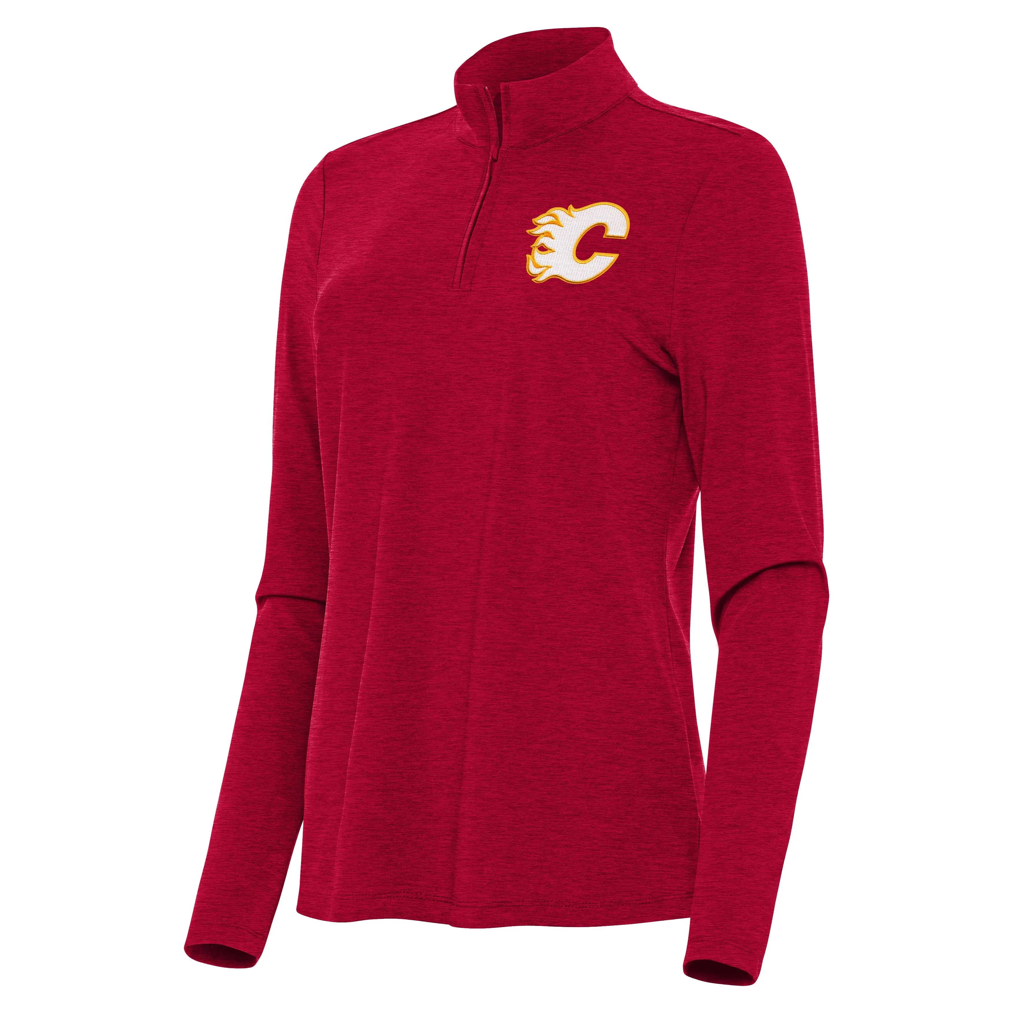 Calgary Flames Womens Bright Quarter Zip Pullover - Image 2