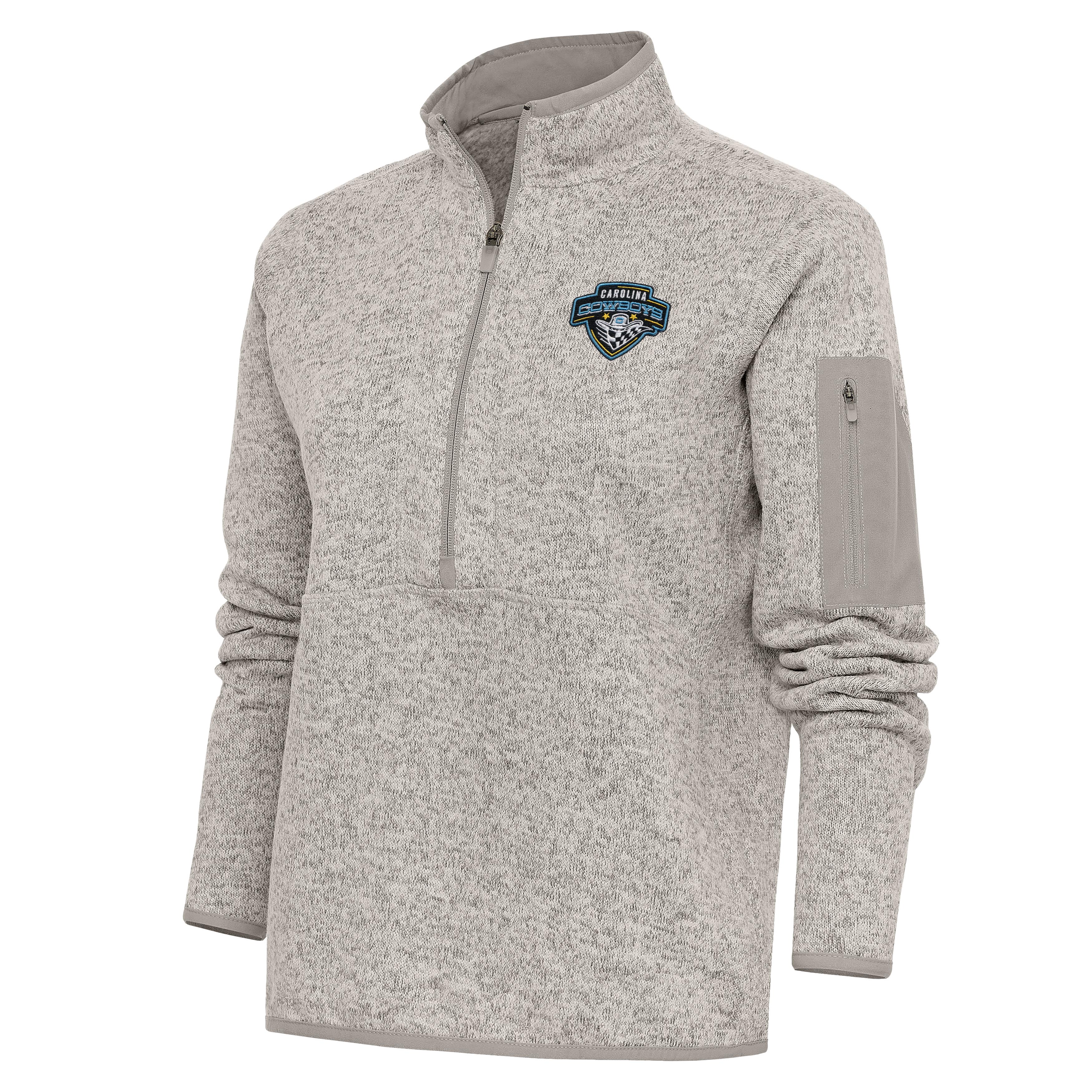 Carolina Cowboys Womens Fortune Quarter Zip Pullover - Image 3
