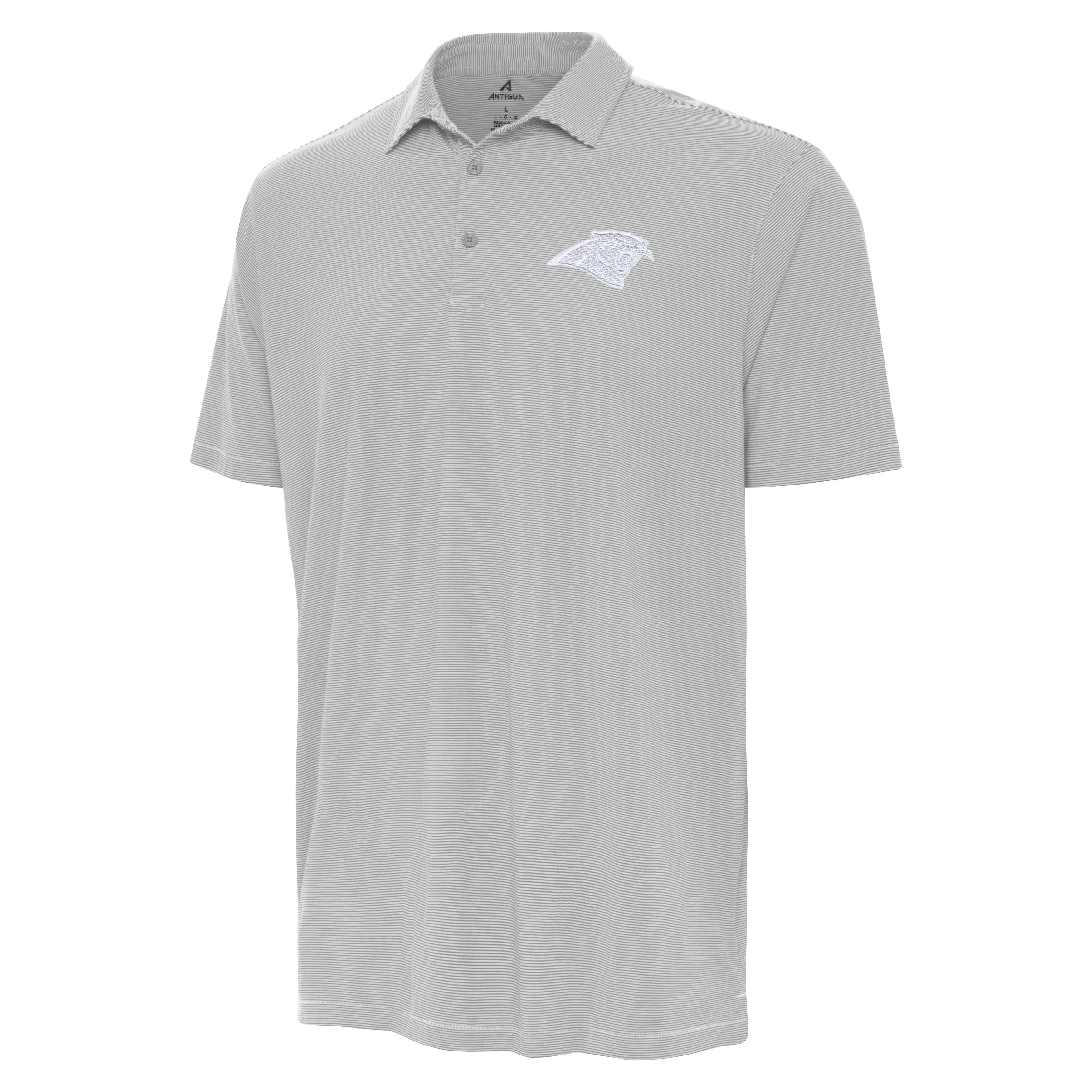 Carolina Panthers Twine White Logo Polo