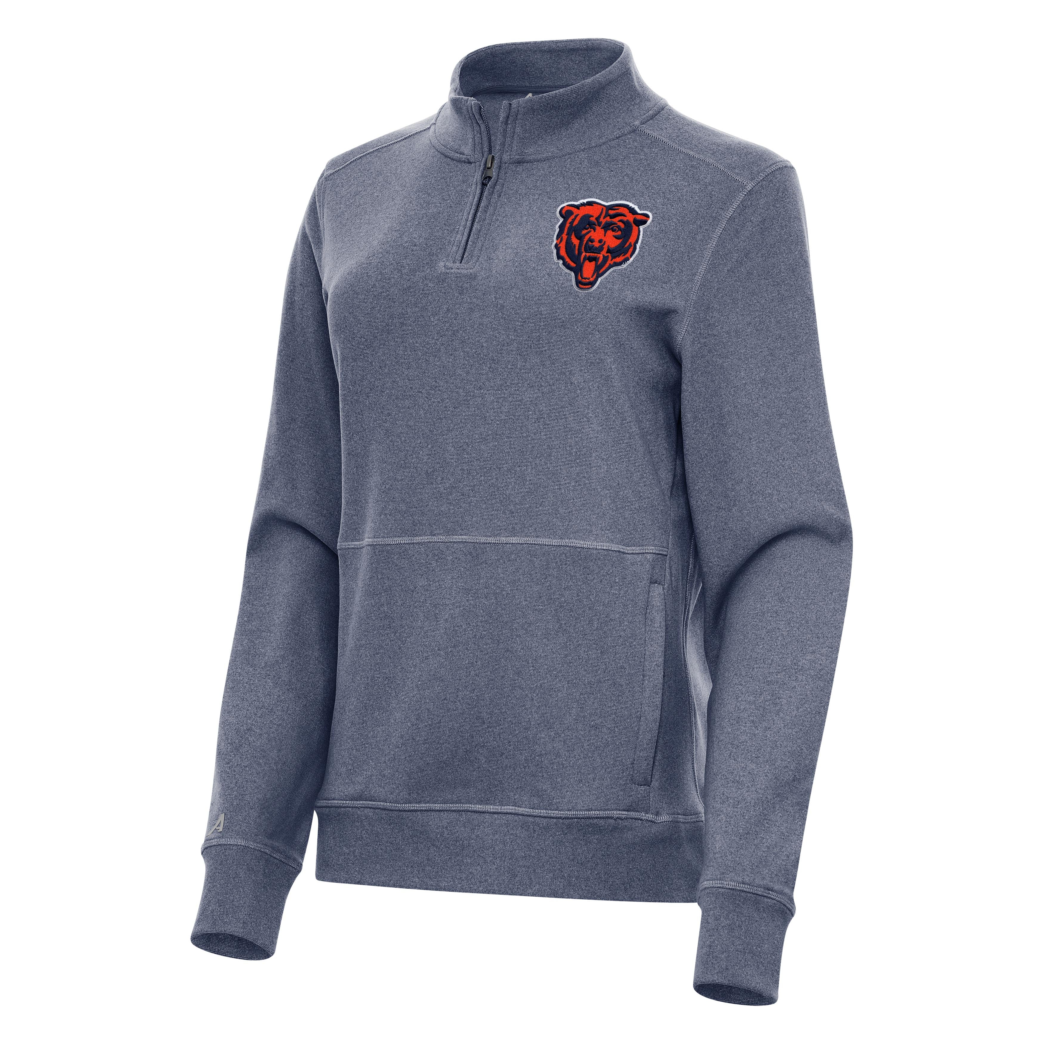 Chicago Bears Womens Crush Quarter Zip Pullover