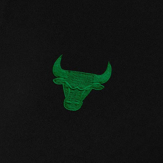 Chicago Bulls Womens Intent St Patricks Day Quarter Zip Pullover - Image 2