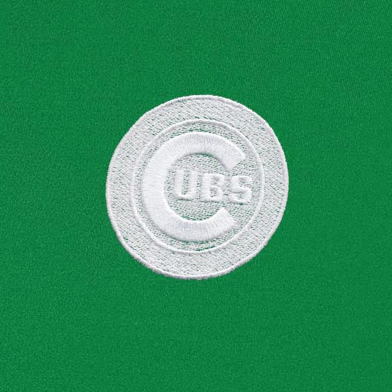 Chicago Cubs Era St Patricks Day White Logo Polo - Image 2