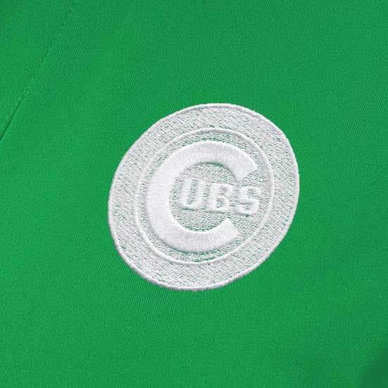 Chicago Cubs Womens Era St Patricks Day White Logo Polo - Image 2