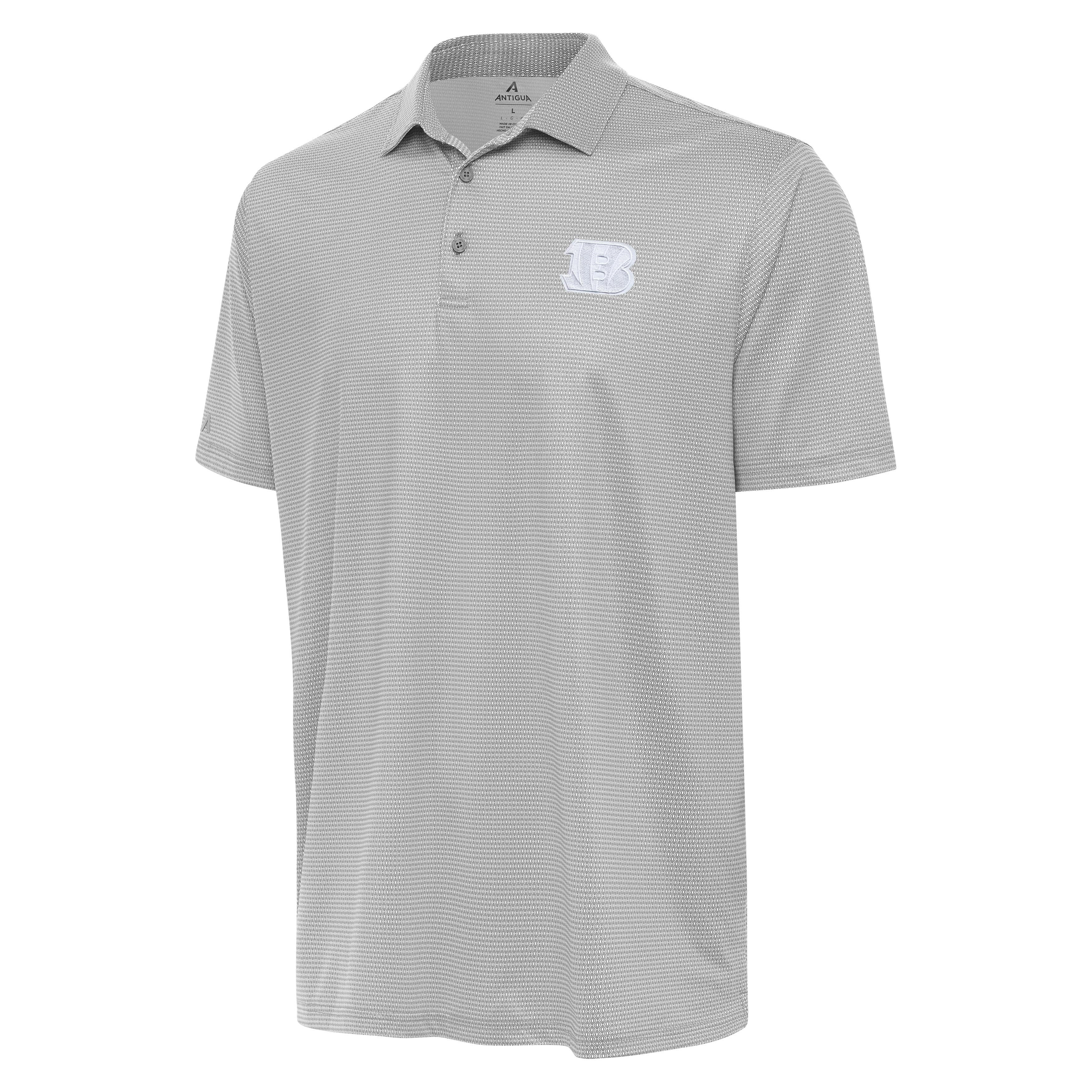 Cincinnati Bengals Rings White Logo Polo