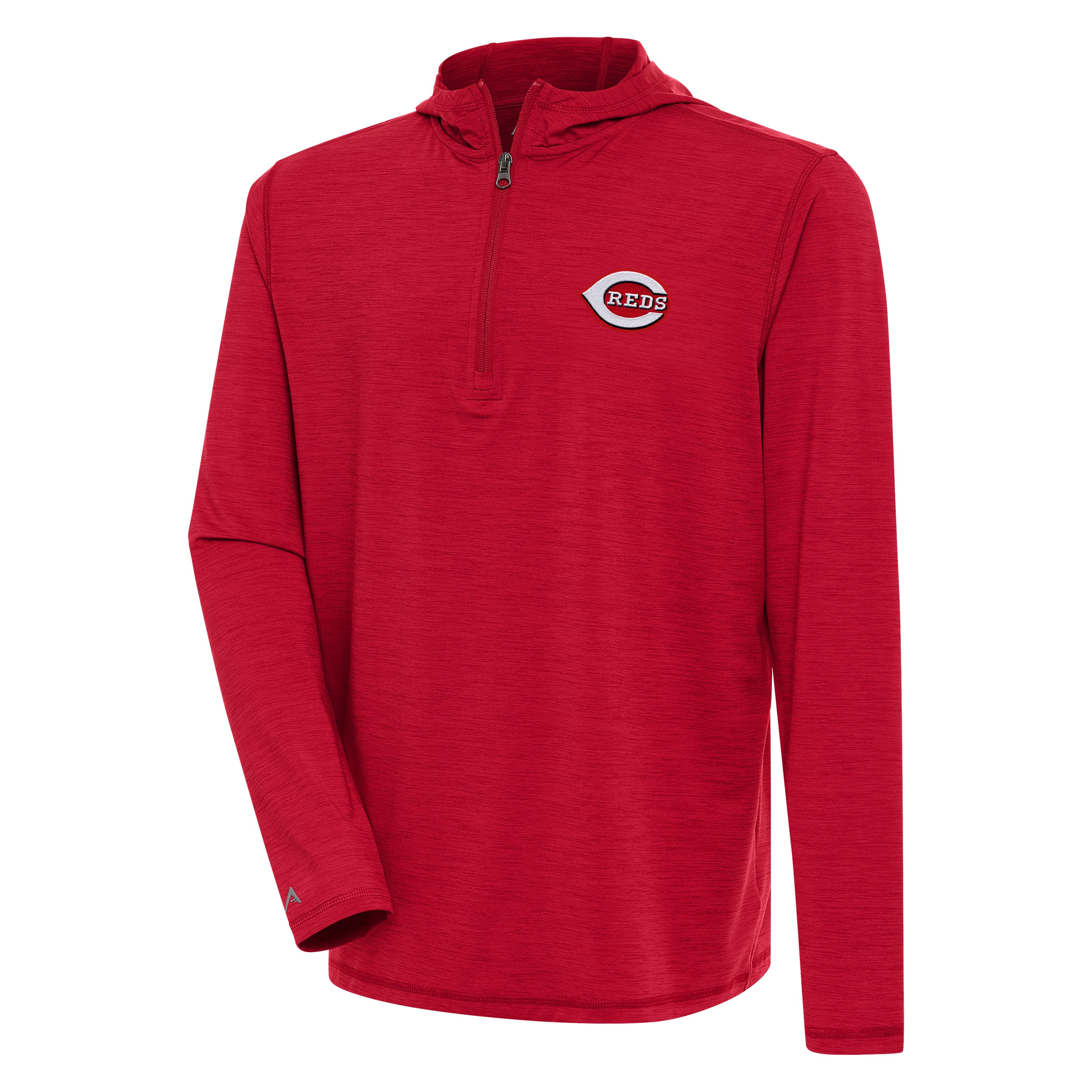 Cincinnati Reds Tidy Hooded Quarter Zip Pullover