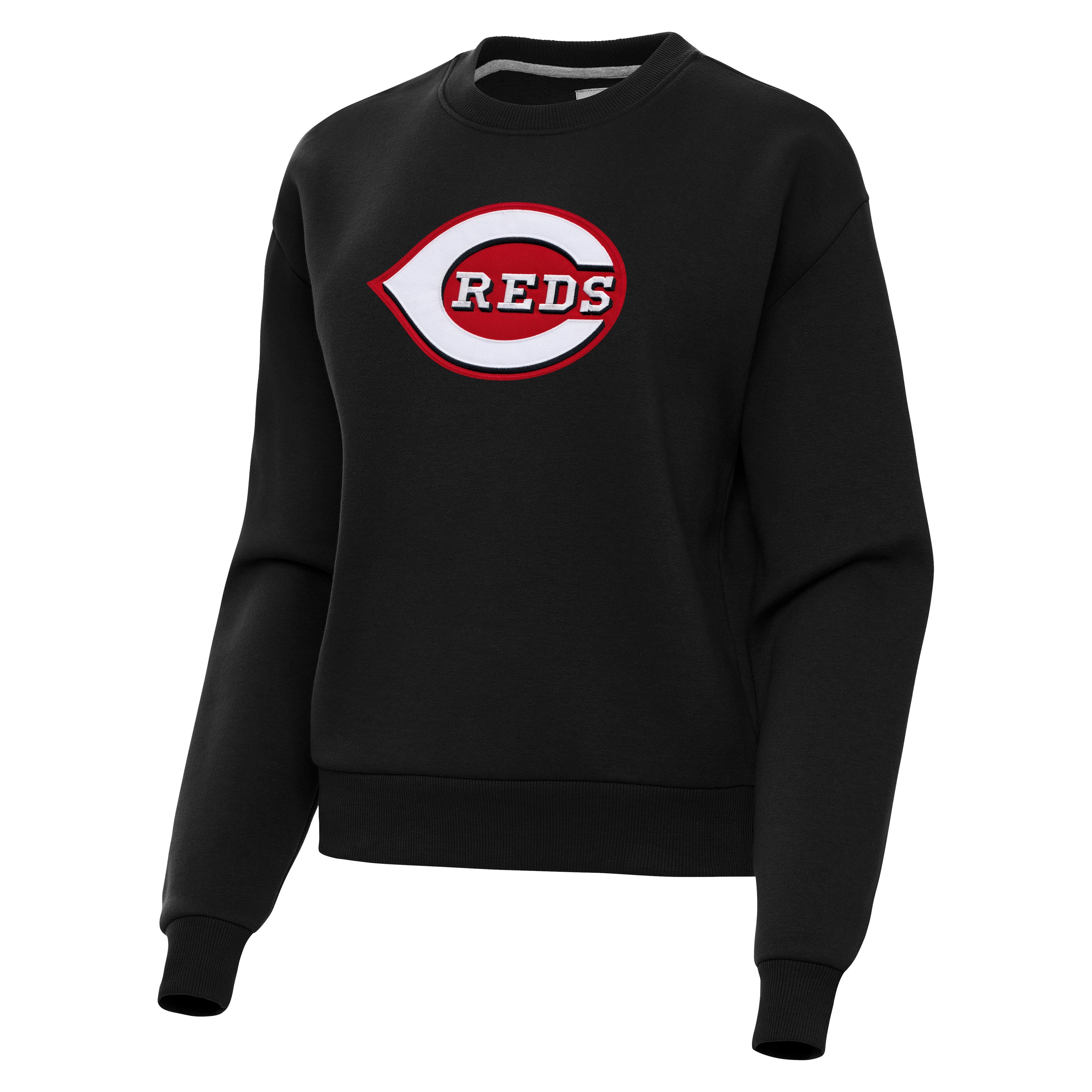 Cincinnati Reds Womens Victory Full Front Logo Crew
