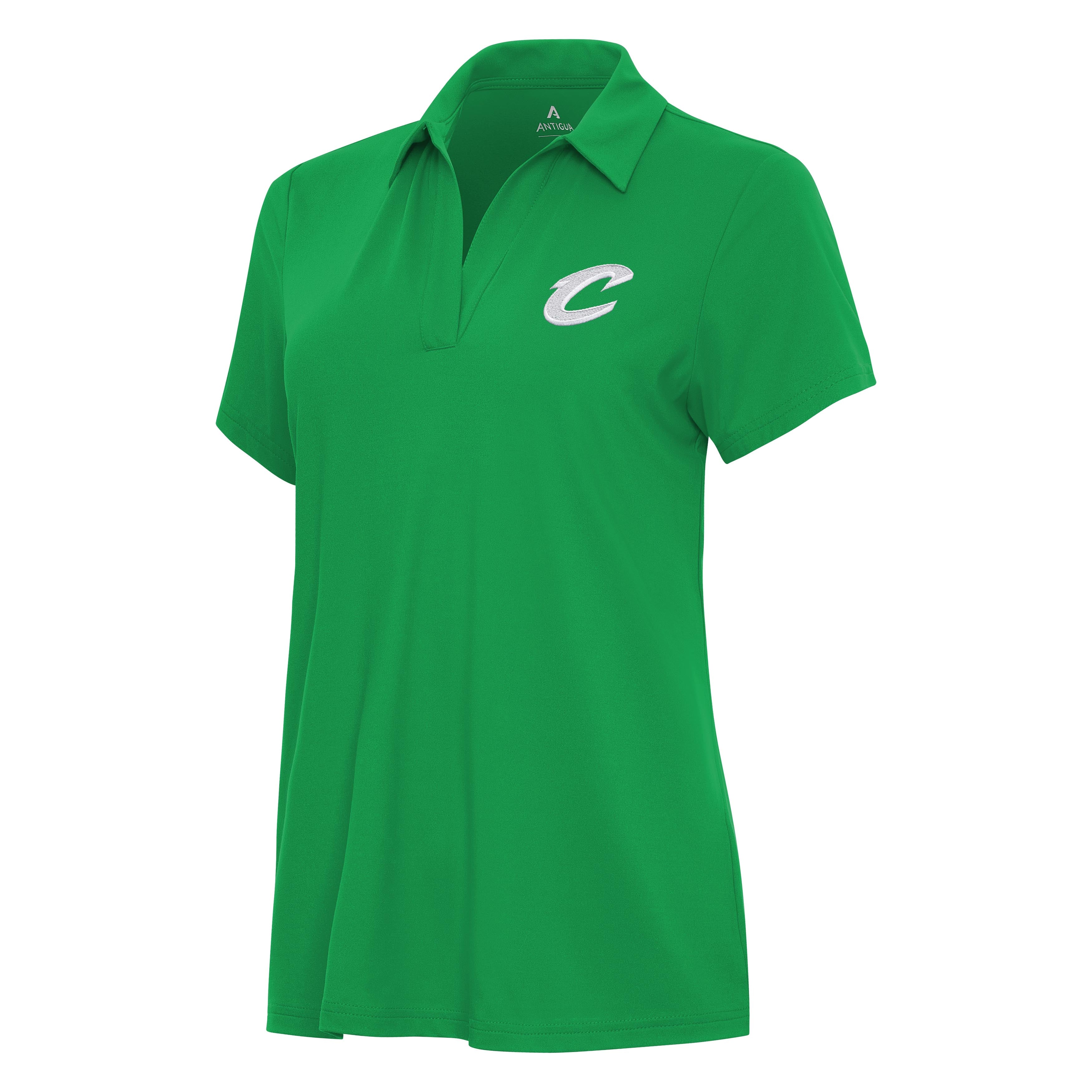 Cleveland Cavaliers Womens Era St Patricks Day White Logo Polo