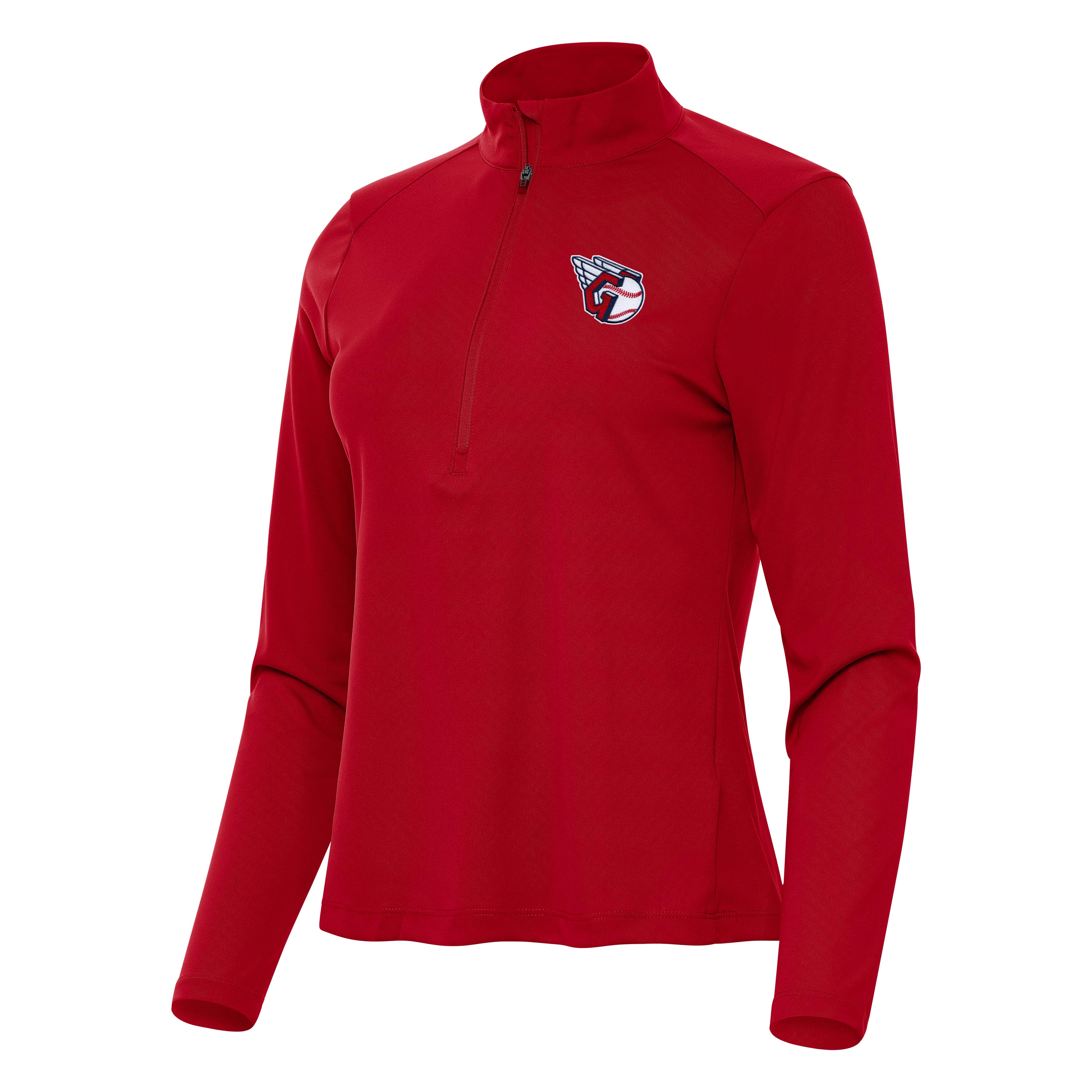 Cleveland Guardians Womens Tribute Quarter Zip Pullover - Image 3