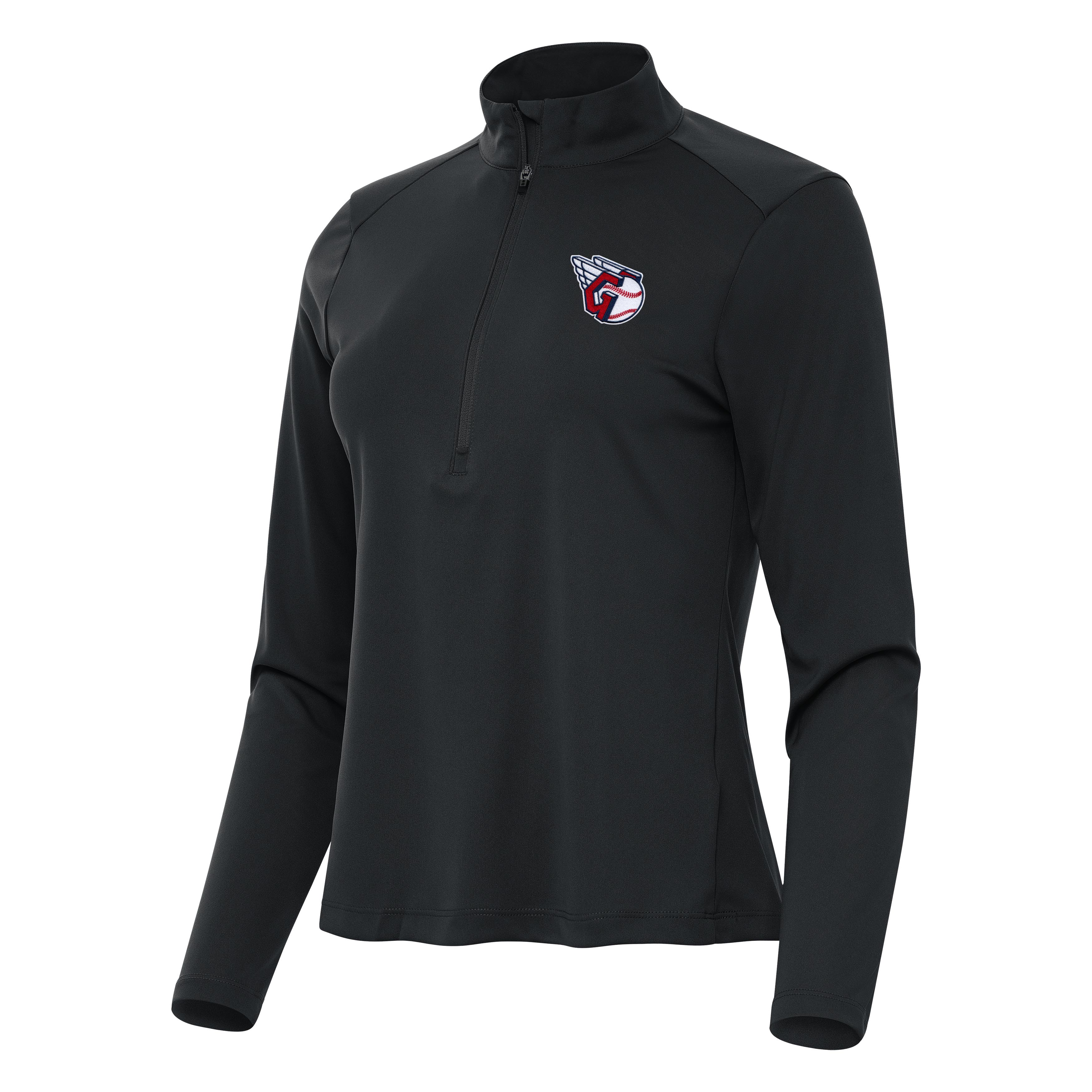 Cleveland Guardians Womens Tribute Quarter Zip Pullover - Image 4