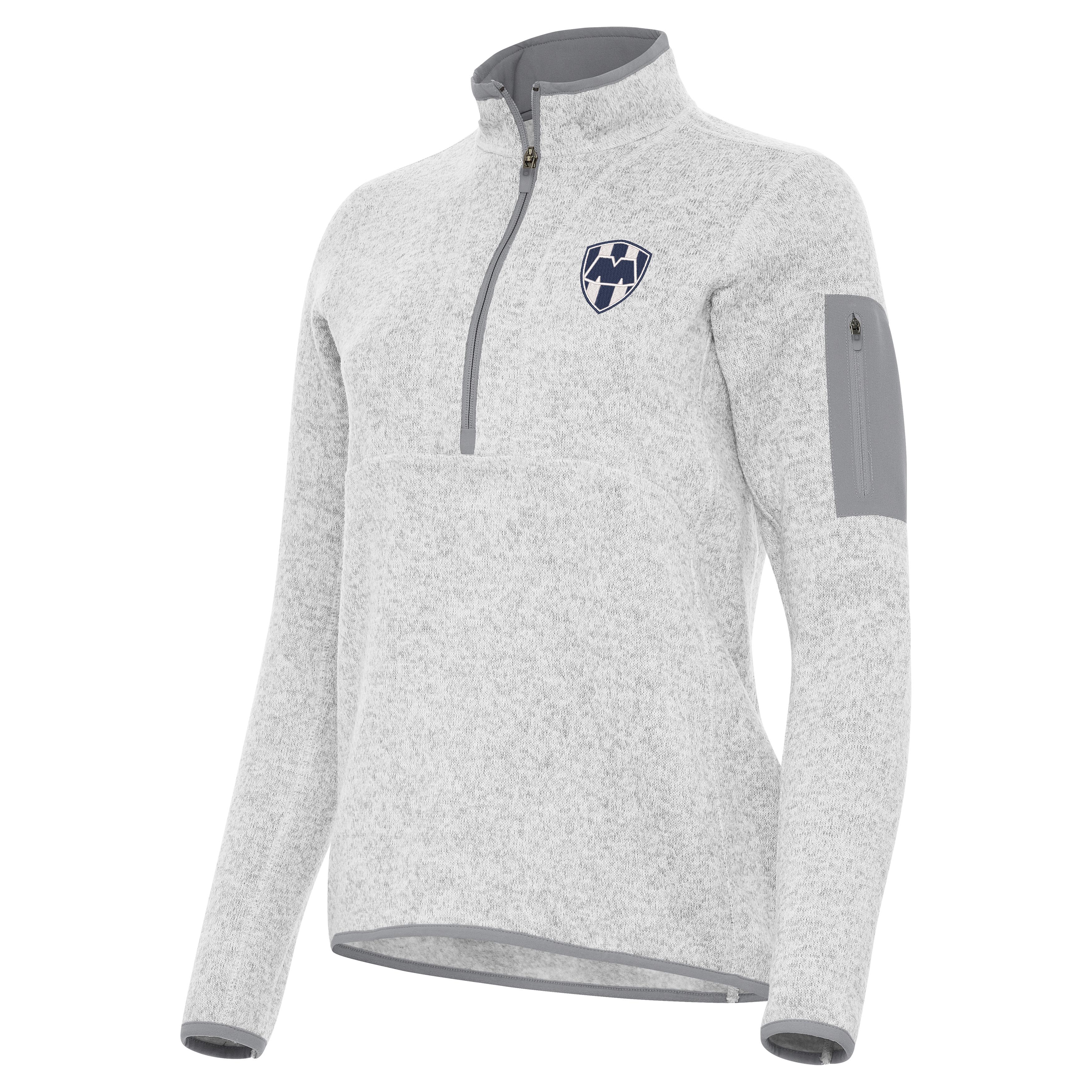Club De Futbol Monterrey Womens Fortune Half Zip Pullover - Image 3