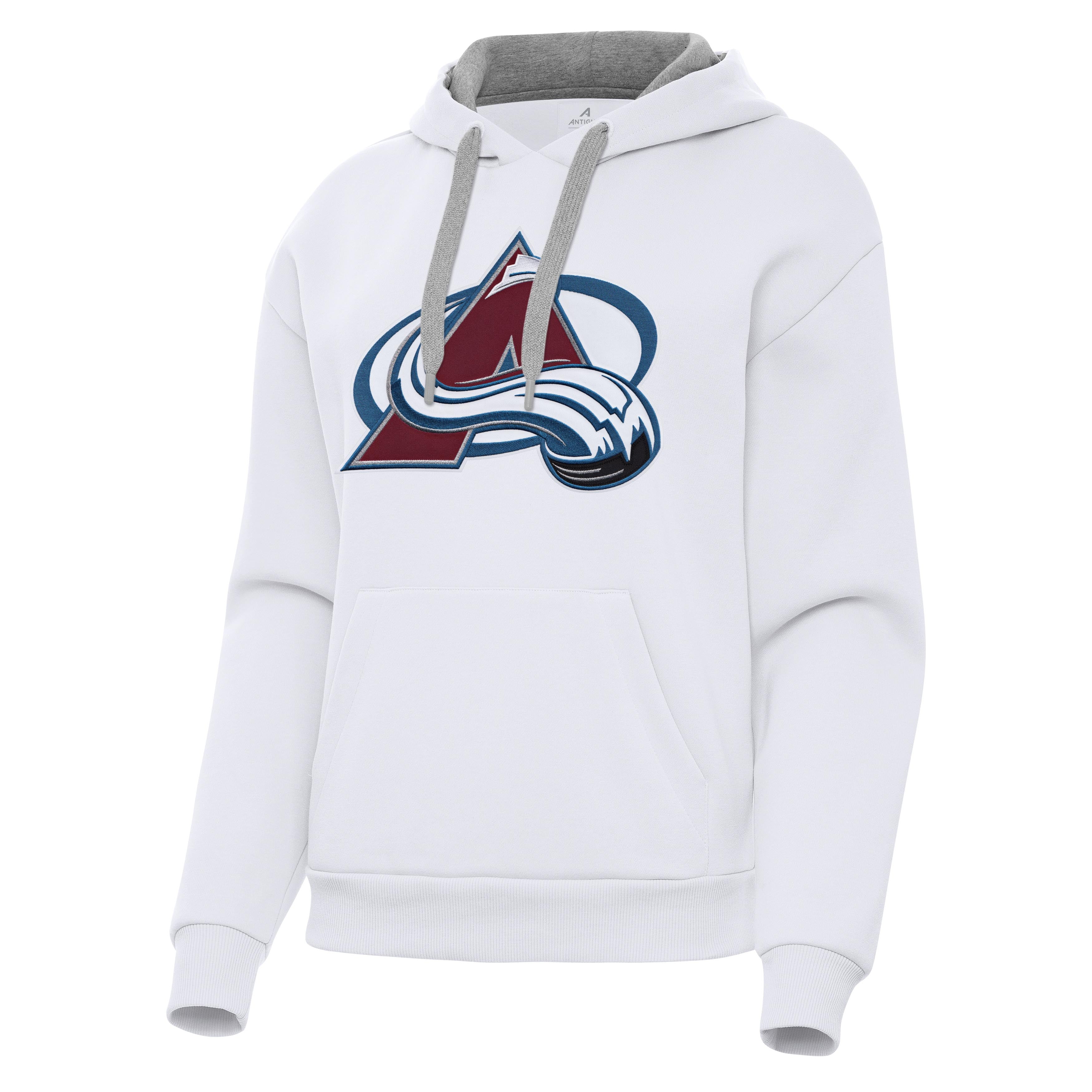Colorado Avalanche Womens Victory Full Front Logo Pullover Hood