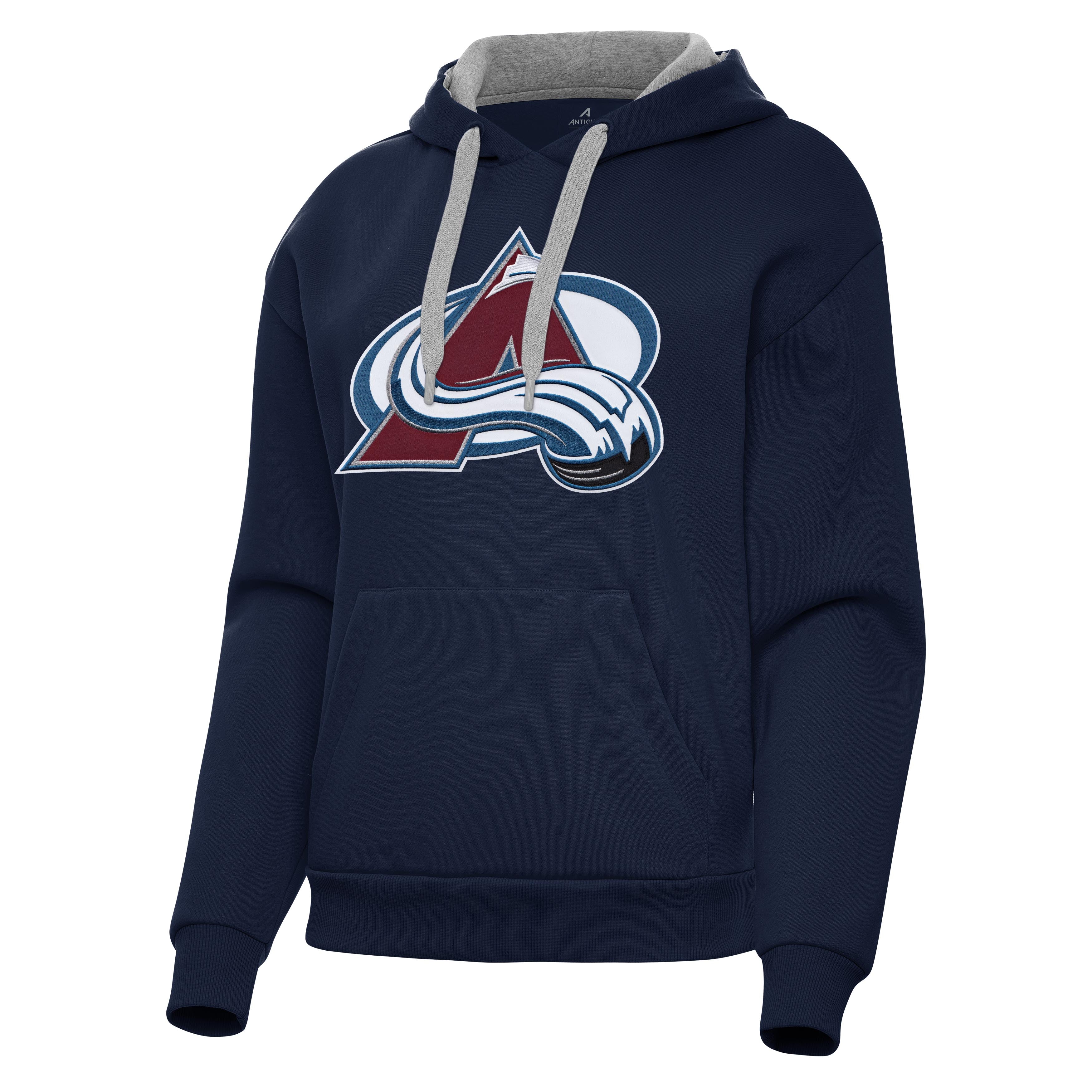 Colorado Avalanche Womens Victory Full Front Logo Pullover Hood - Image 2