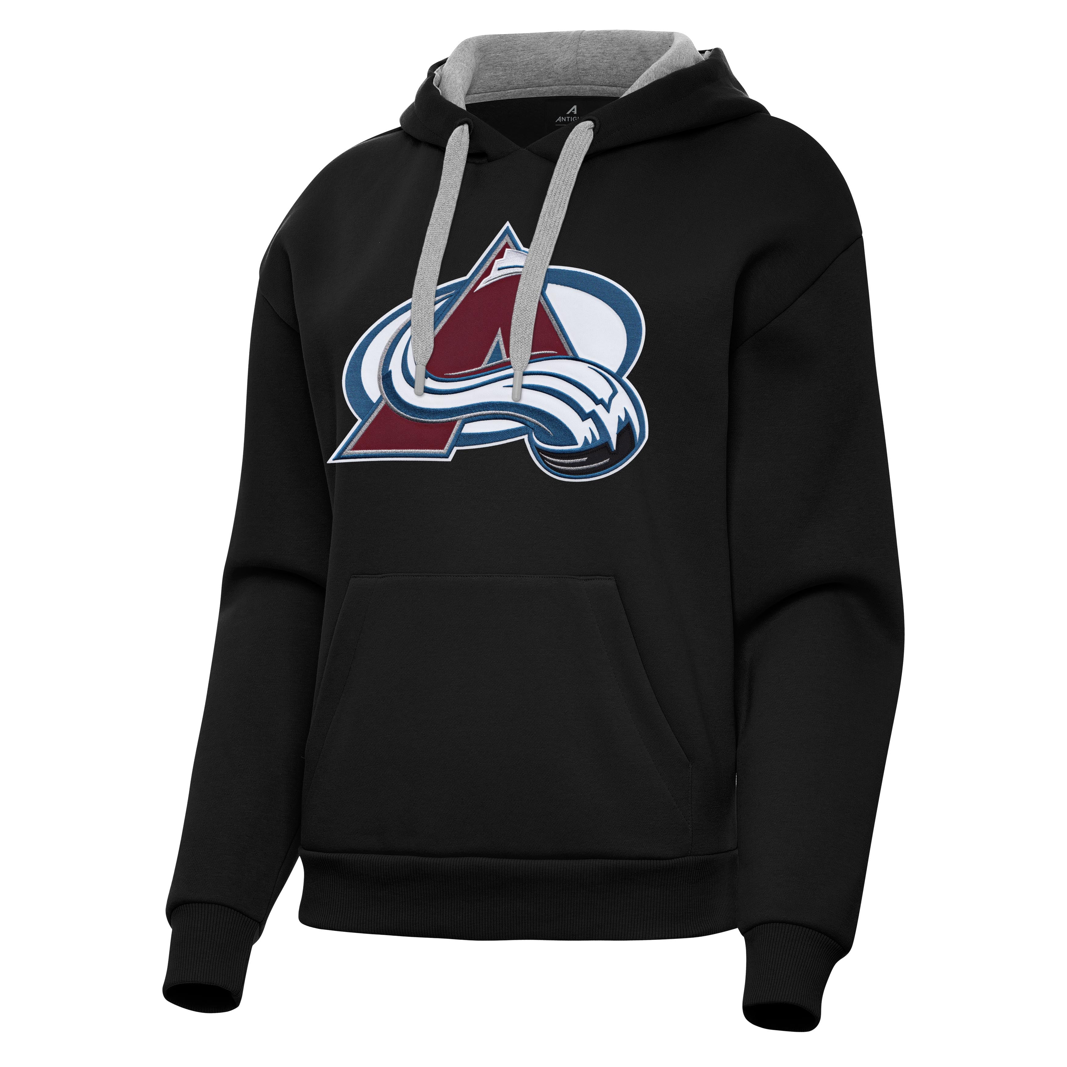 Colorado Avalanche Womens Victory Full Front Logo Pullover Hood - Image 3