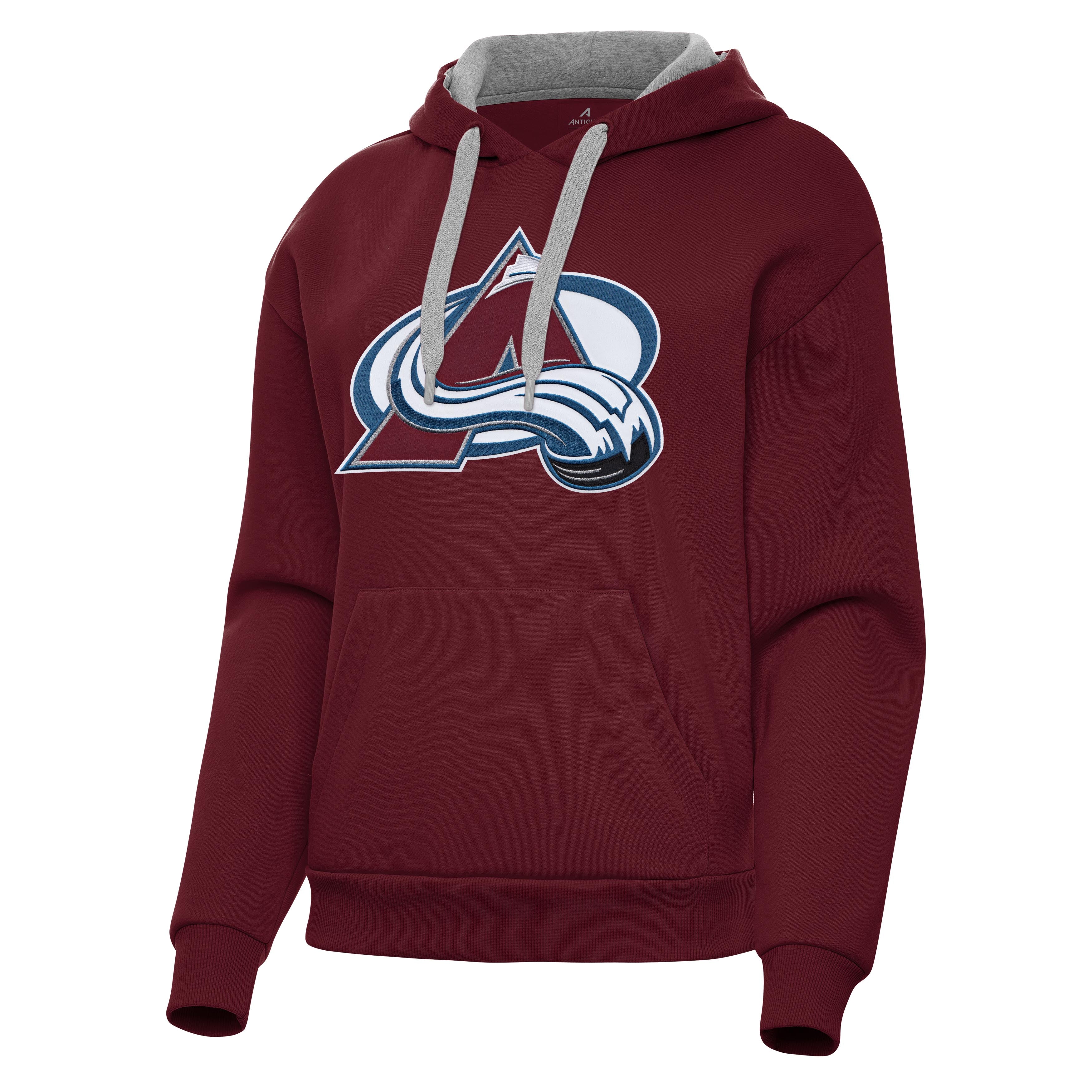 Colorado Avalanche Womens Victory Full Front Logo Pullover Hood - Image 6