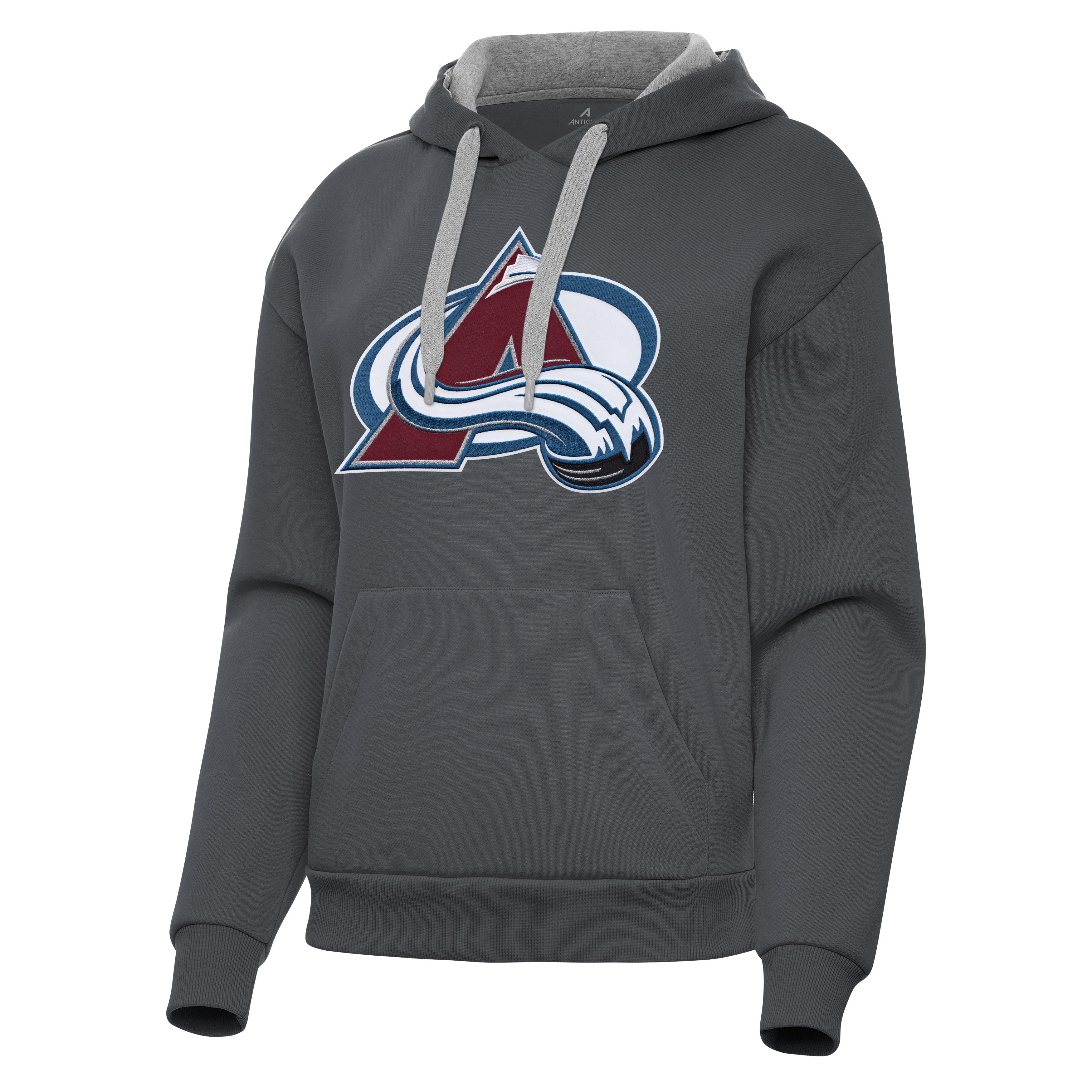 Colorado Avalanche Womens Victory Full Front Logo Pullover Hood - Image 7