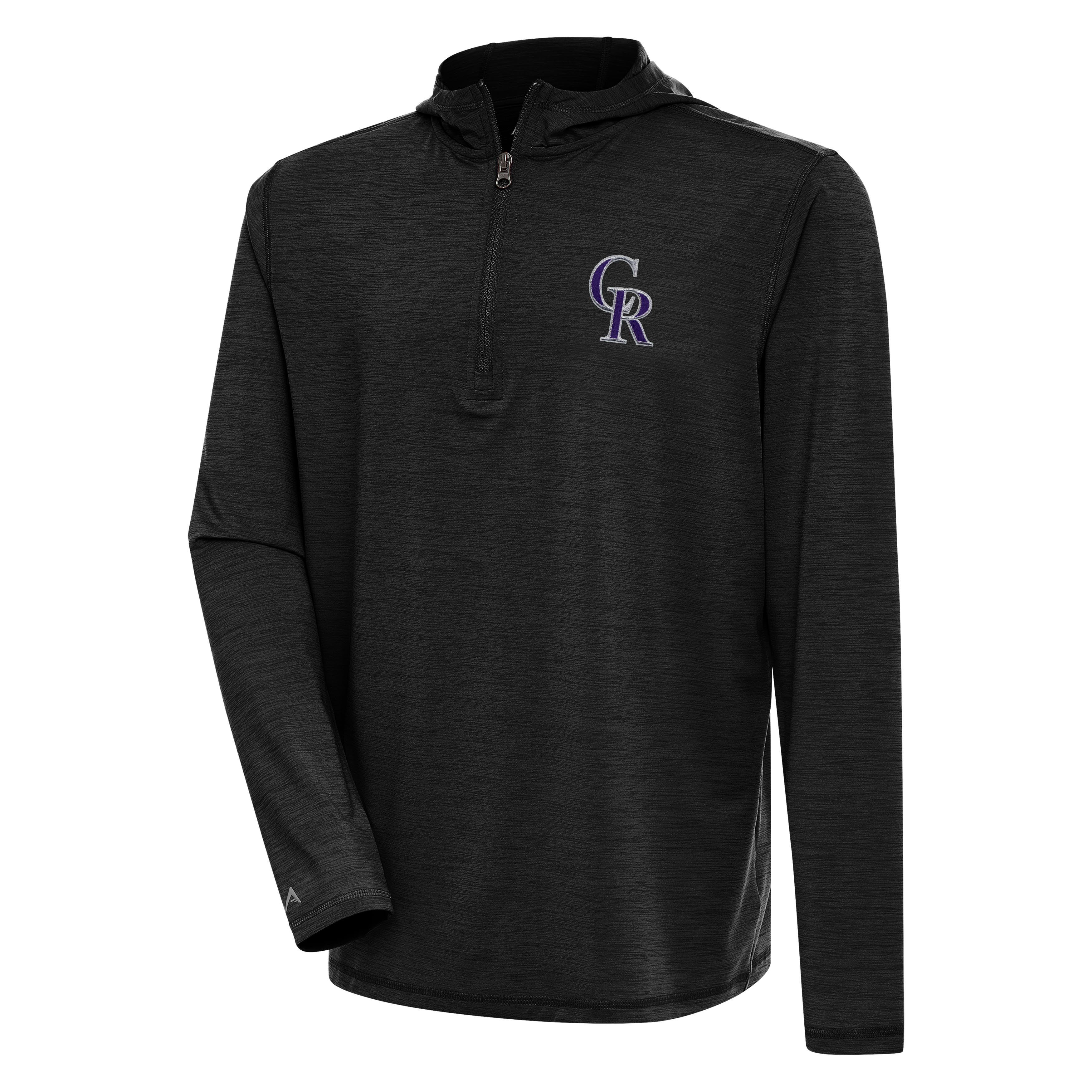 Colorado Rockies Tidy Hooded Quarter Zip Pullover