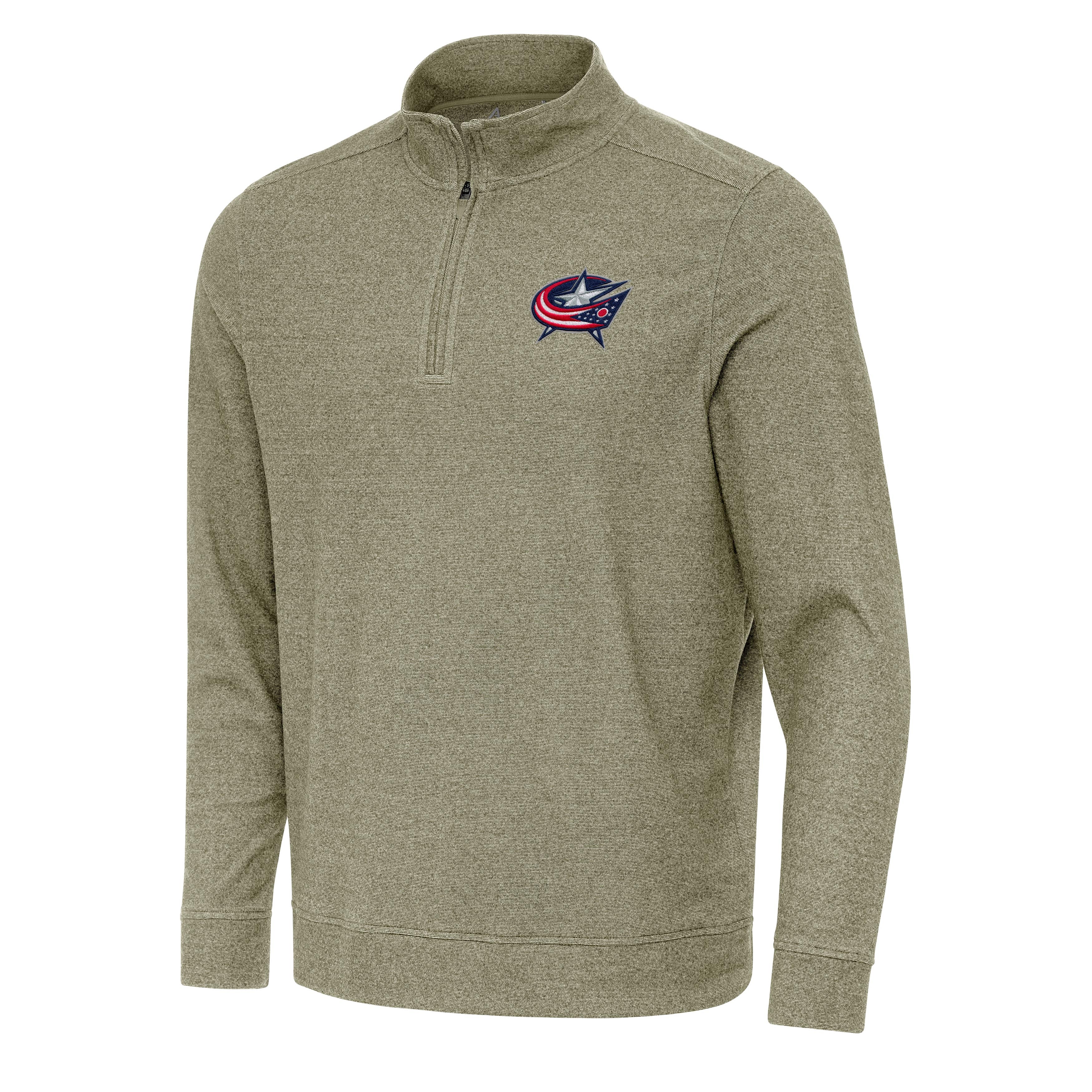 Columbus Blue Jackets Subtle Quarter Zip Mock - Image 5