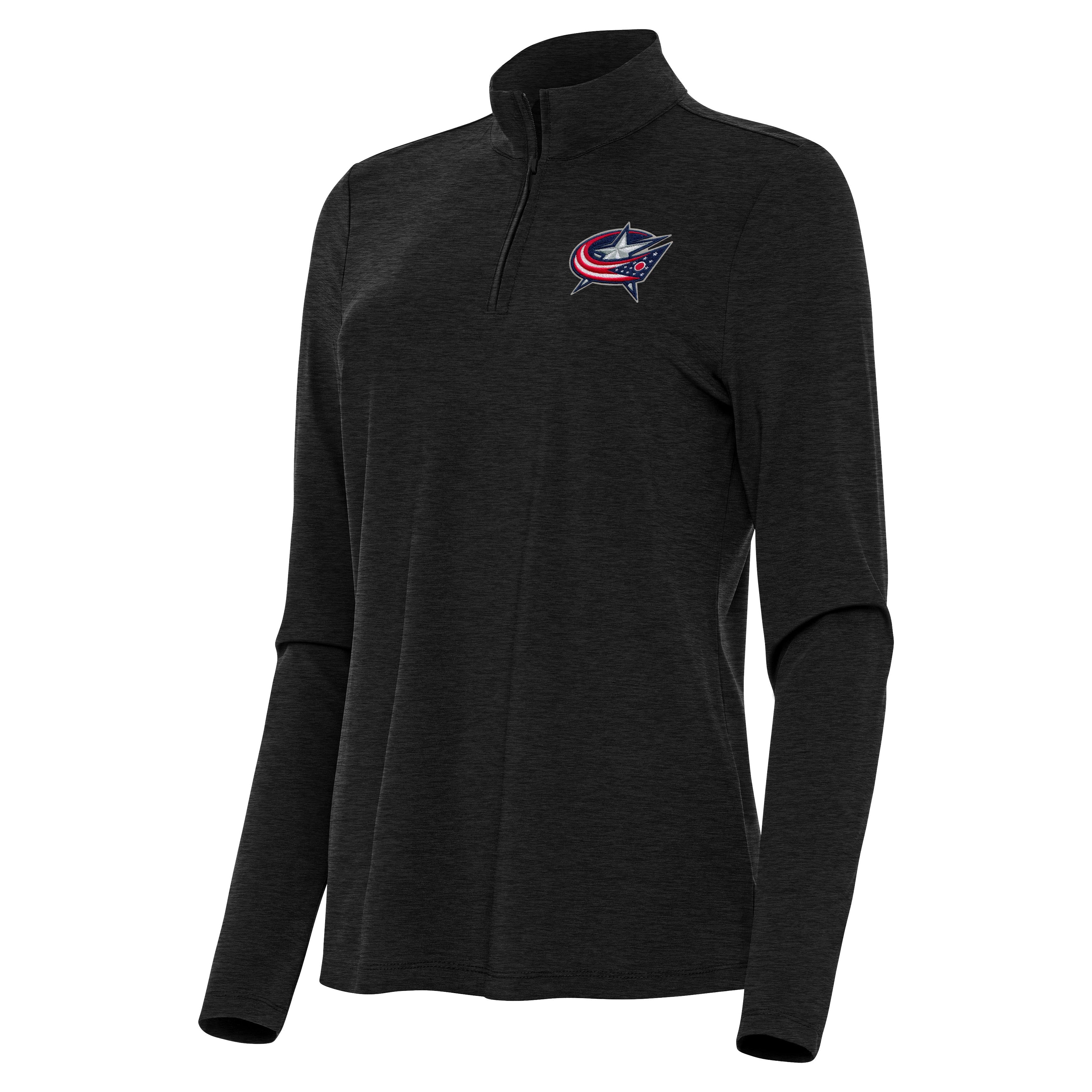 Columbus Blue Jackets Womens Bright Quarter Zip Pullover - Image 4