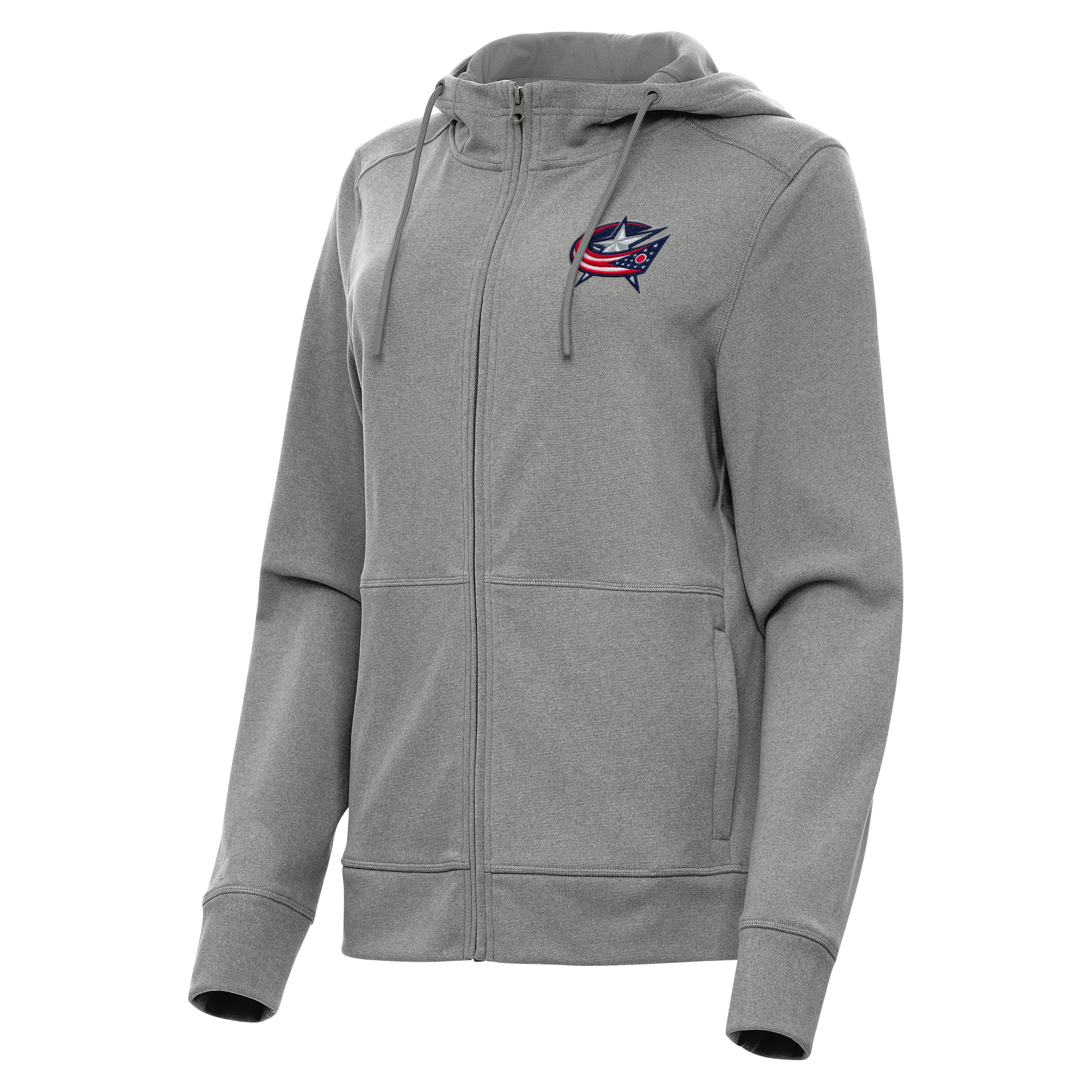 Columbus Blue Jackets Womens Seeker Full Zip Fleece - Image 4