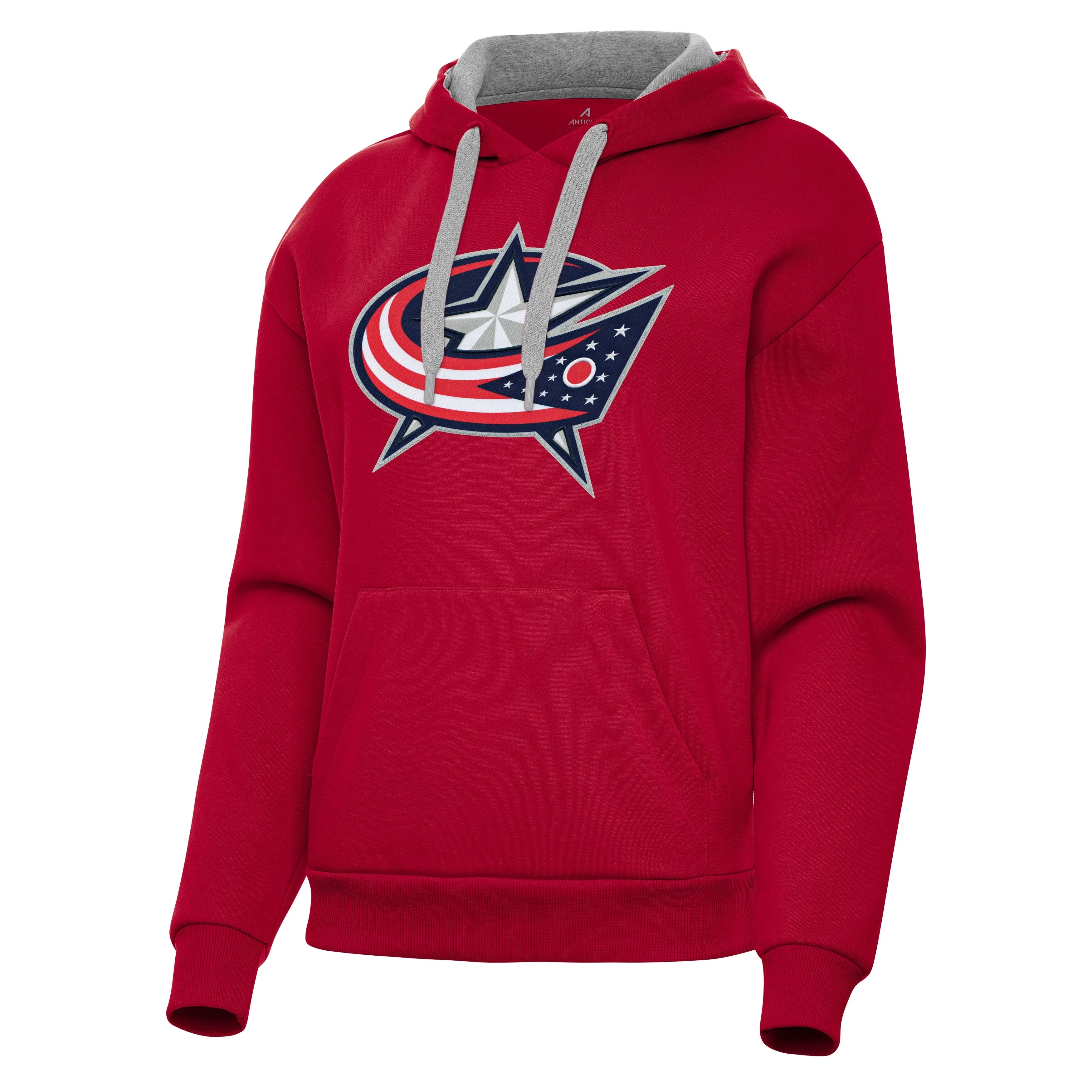 Columbus Blue Jackets Womens Victory Full Front Logo Pullover Hood - Image 5