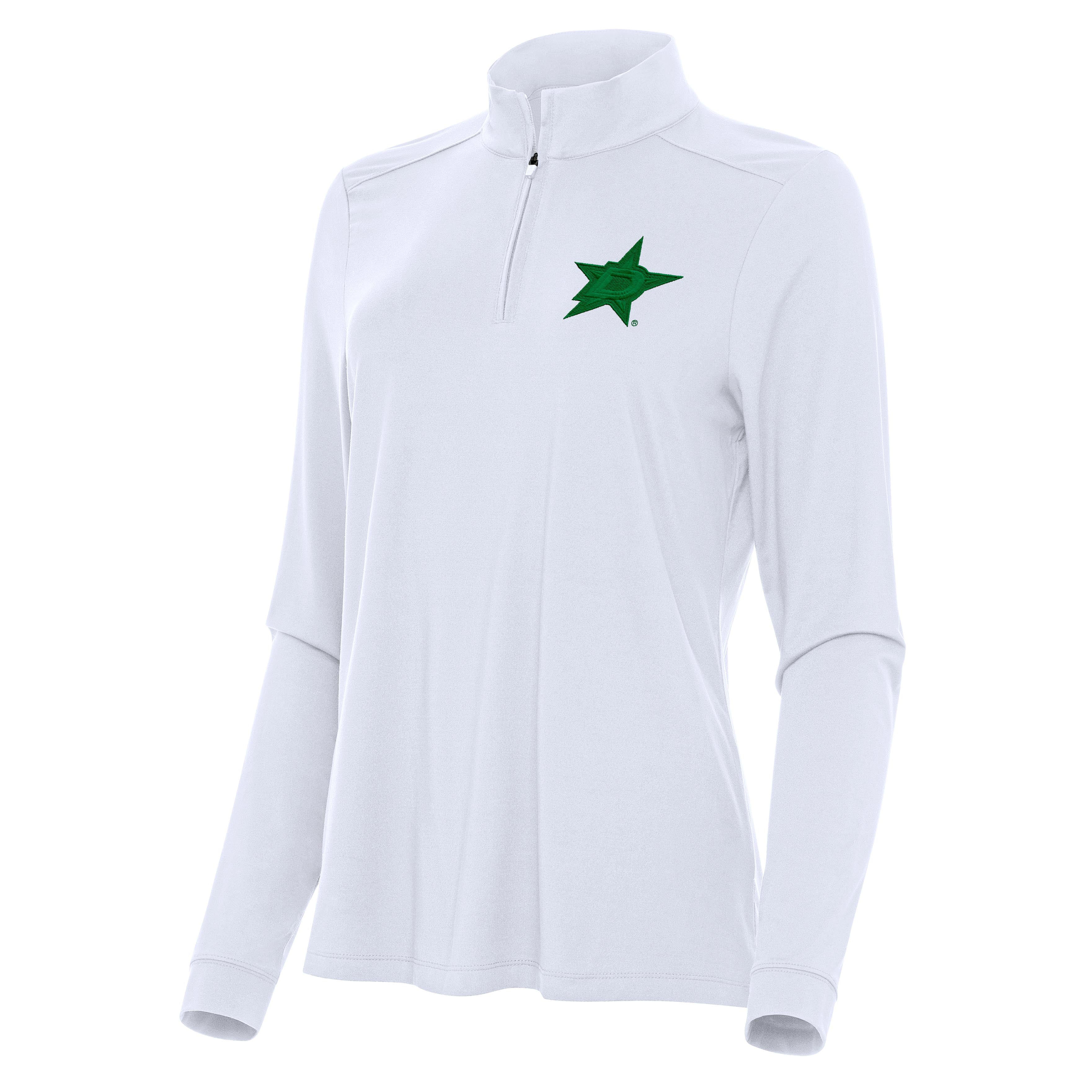 Dallas Stars Womens Intent St Patricks Day Quarter Zip Pullover - Image 3